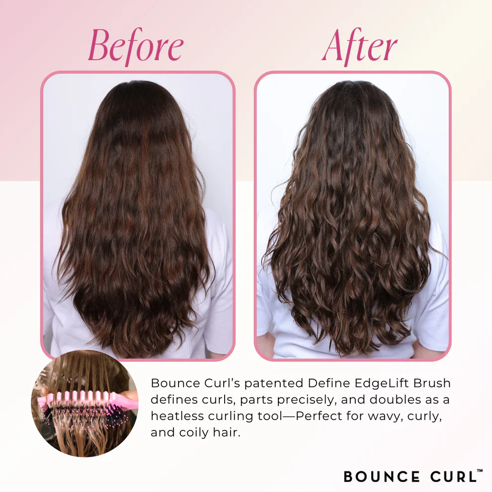 Bounce Curl Define EdgeLift Brush Pink - Image 13