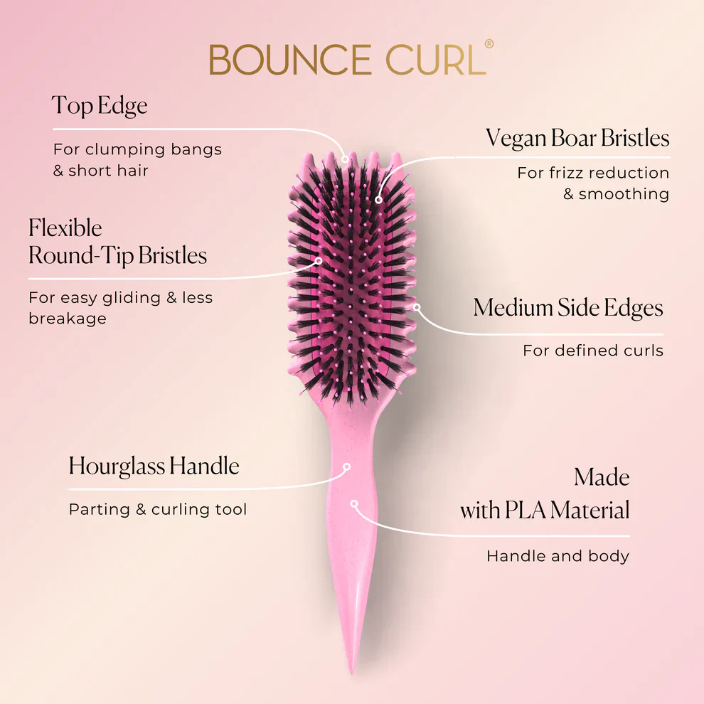 Bounce Curl Define EdgeLift Brush Pink - Image 9
