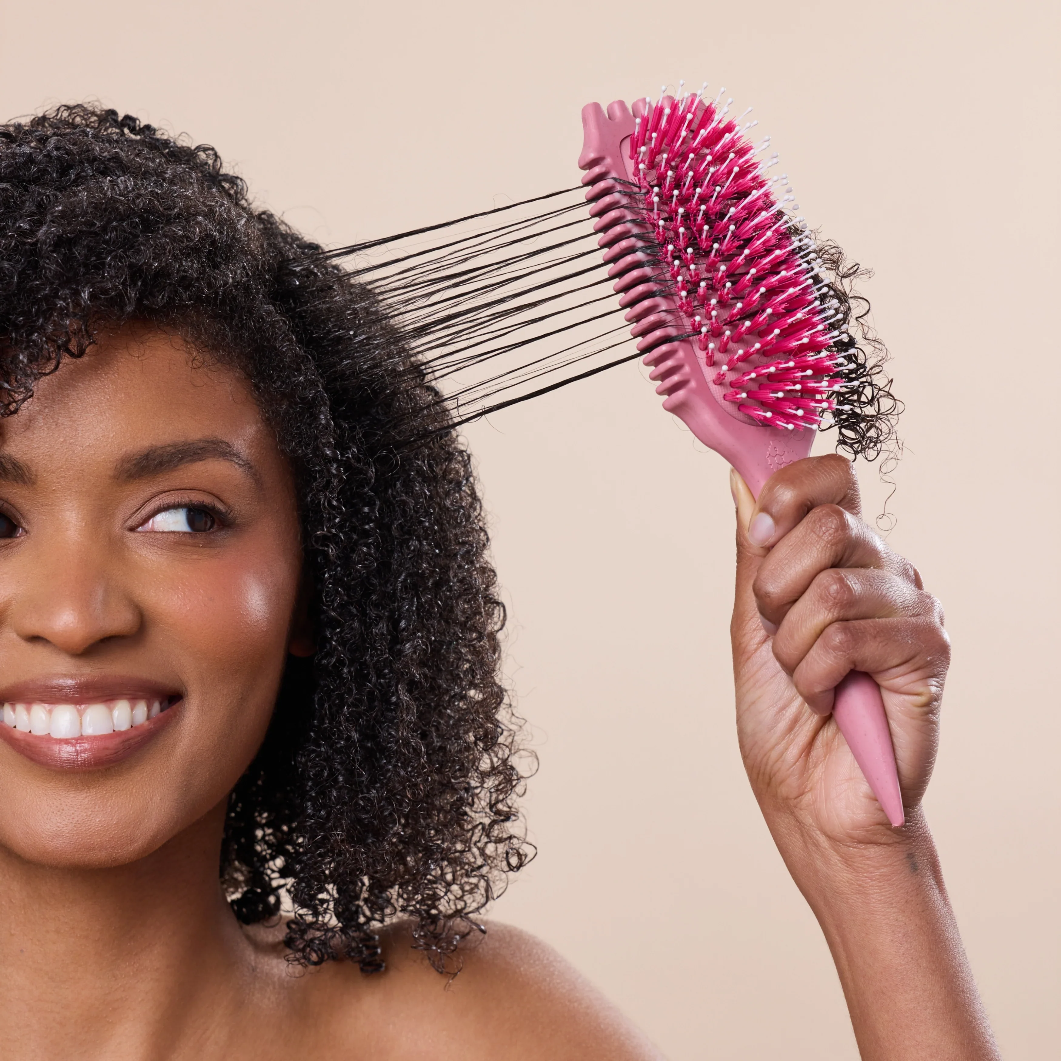 Bounce Curl Volume EdgeLift Brush Raspberry - Image 6