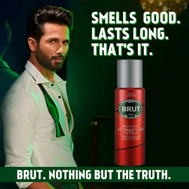 Brut Men's Deodorant Attraction Totale 200ml - Image 5