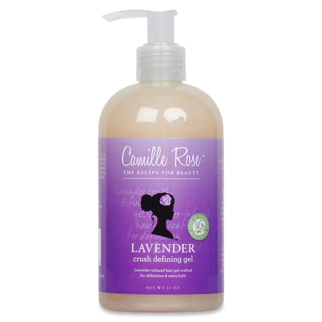 Camille Rose Lavender Crush Defining Gel - "Extra Hold" 12oz