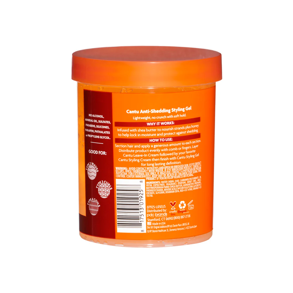 Cantu Classic Anti-Shedding Styling Gel 524g/18.5oz - Image 2