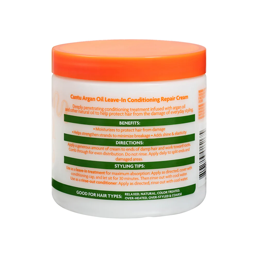 Cantu Classic Argan Oil Leave-In Conditioning Repair Cream 453g/16oz - Image 2