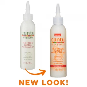 Cantu Classic Tea Tree & Jojoba Hair & Scalp Oil 180ml/6oz - Image 3