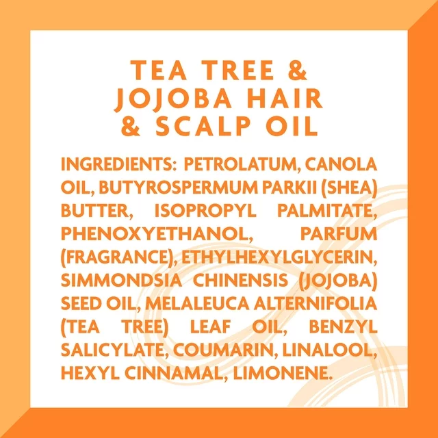 Cantu Classic Tea Tree & Jojoba Hair & Scalp Oil 180ml/6oz - Image 9