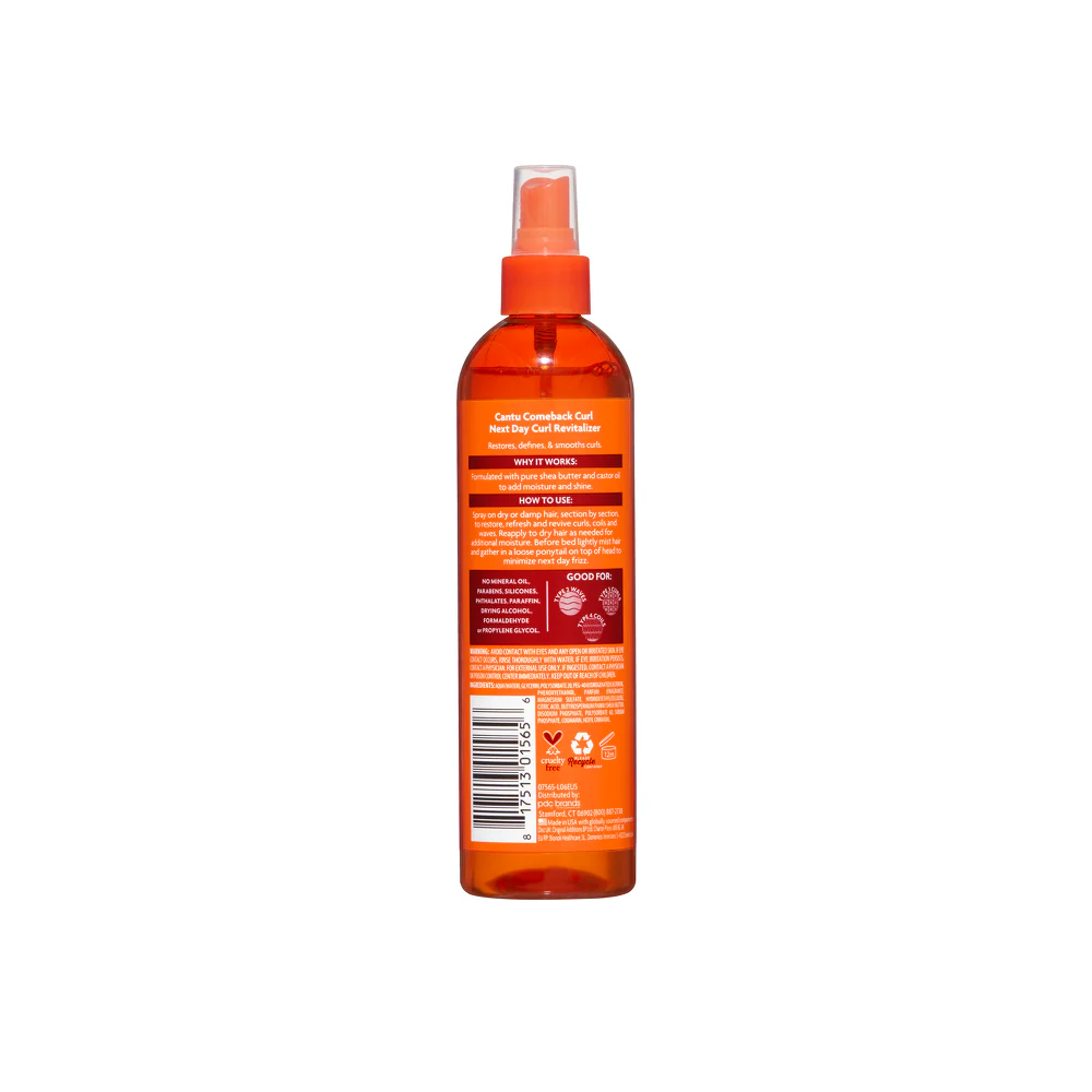 Cantu Comeback Curl Next Day Revitalizer 355ml/12oz - Image 2