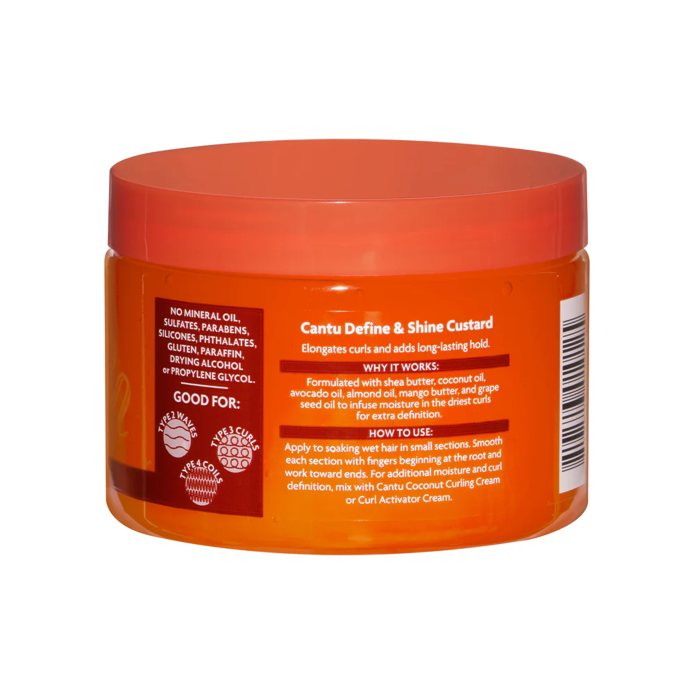 Cantu Shea Butter Define & Shine Custard 340g/12oz - Image 3