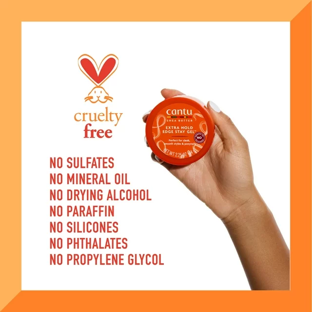 Cantu Extra Hold Edge Stay Gel 64g/2.25oz - Image 11