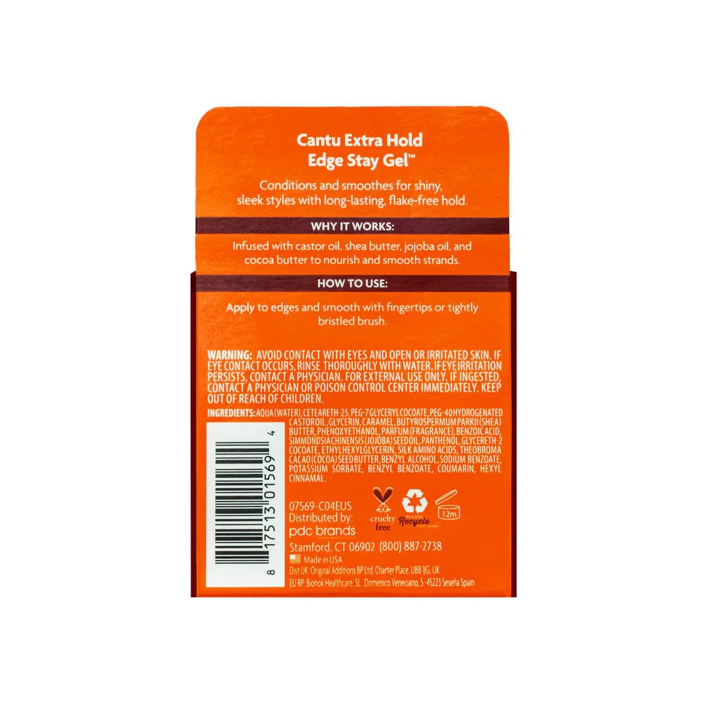 Cantu Extra Hold Edge Stay Gel 64g/2.25oz - Image 2