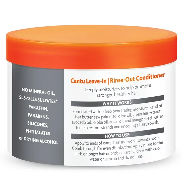 Cantu for Men Leave-in or Rinse-Out Conditioner for Hair & Beard 368g/13oz - Image 2