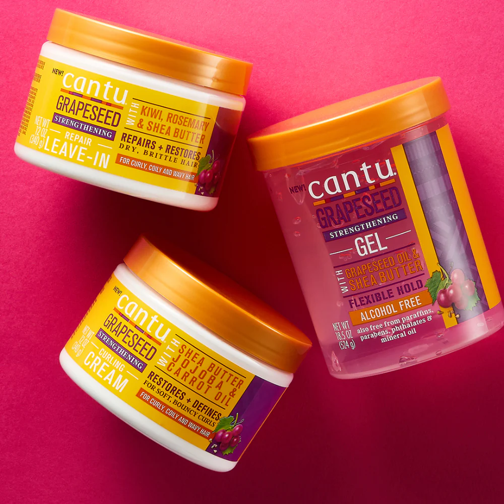 Cantu Grapeseed Strengthening Curling Cream 340g/12oz - Image 2