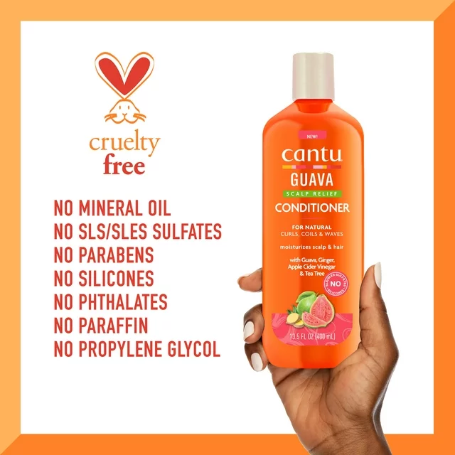 Cantu Guava Scalp Relief Conditioner 400ml/13.5oz - Image 2