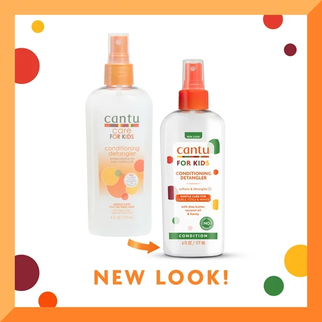 Cantu Kids Conditioning Detangler Spray for Tangle-Free Hair 177ml/6oz - Image 6
