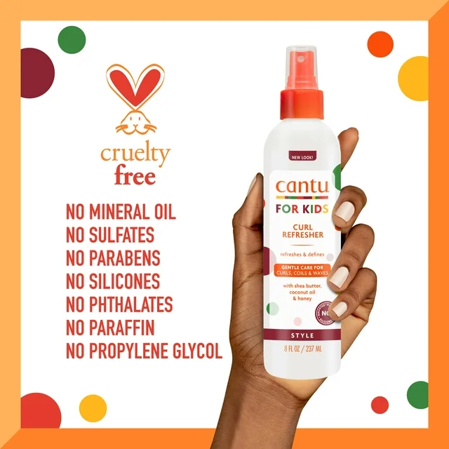 Cantu Kids Curl Refresher 237ml/8oz - Image 3