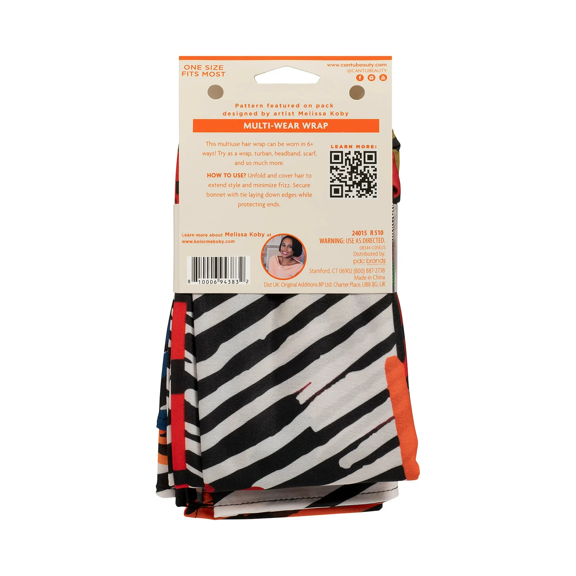 Cantu Multi Wear Wrap Headband Turban Scarf - Image 5