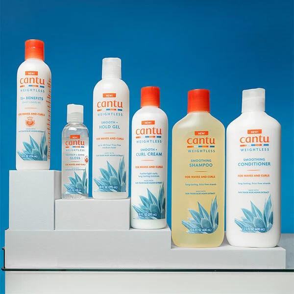Cantu Weightless Smooth + Curl Cream 295ml/10oz - Image 3