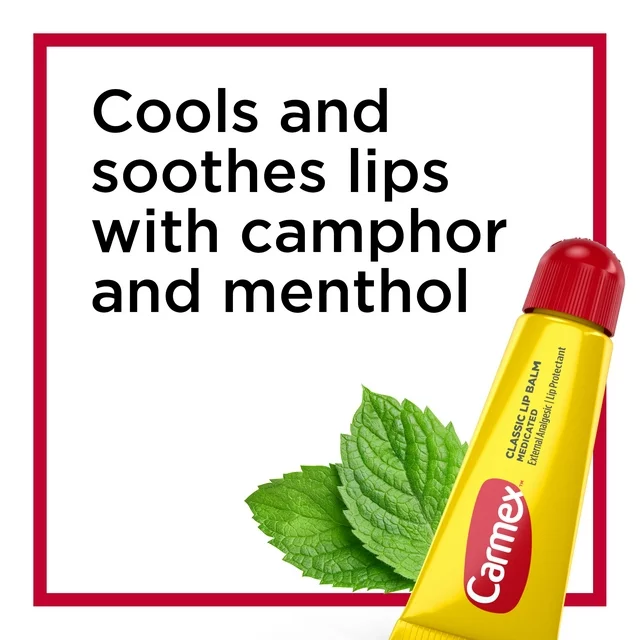 Carmex Classic Medicated Lip Balm Tube, Lip Moisturizer, ORIGINAL 10g - Image 4
