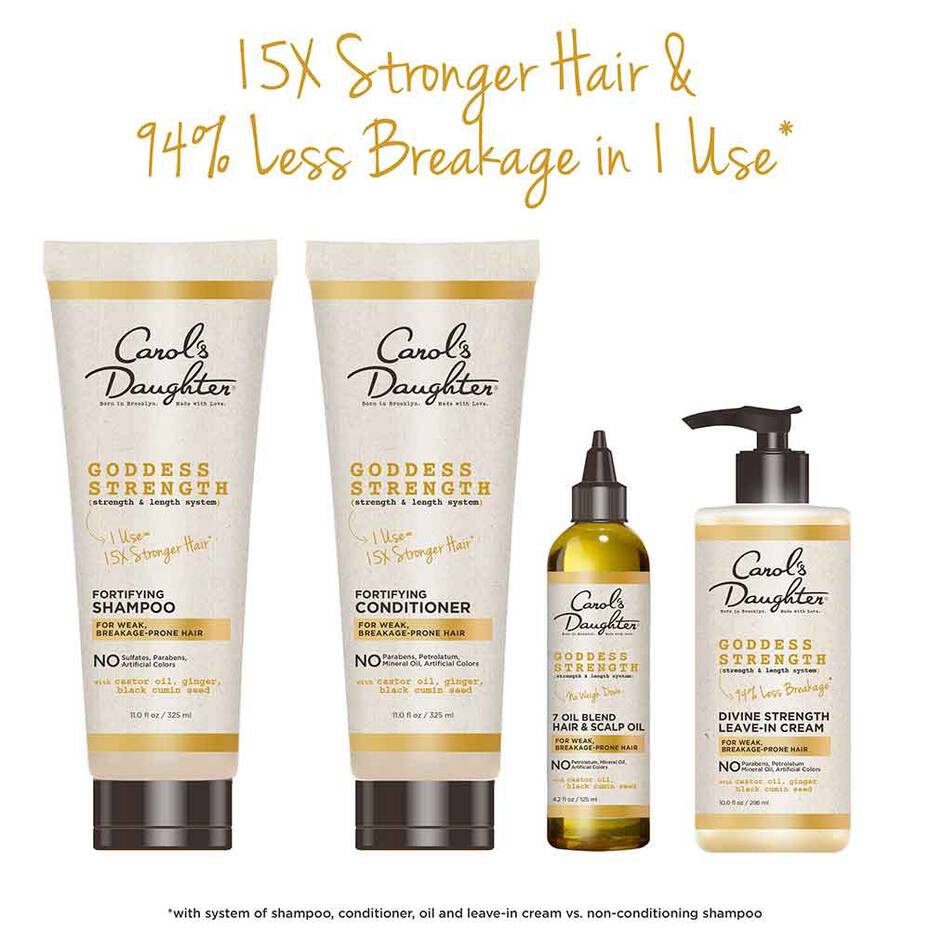CAROL'S DAUGHTER GODDESS STRENGTH DIVINE STRENGTH LEAVE IN CREAM WITH CASTOR OIL 295ML - Image 6