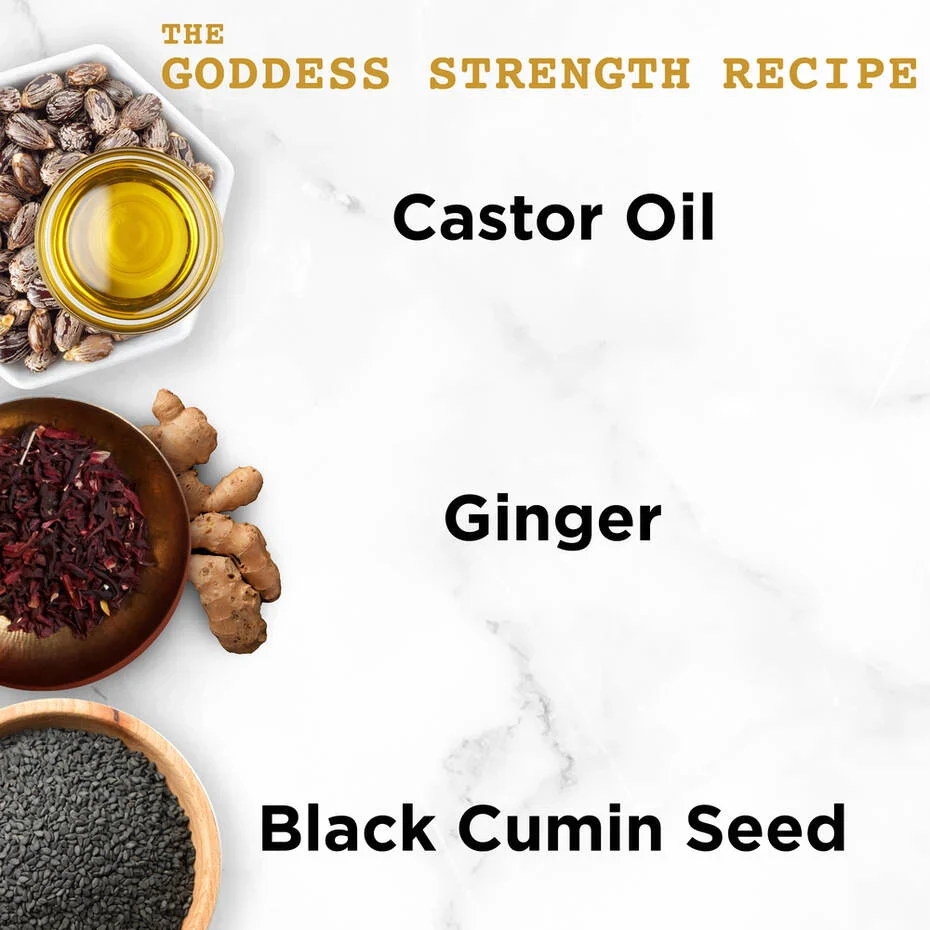 CAROL'S DAUGHTER GODDESS STRENGTH FORTIFYING CONDITIONER WITH CASTOR OIL 11 0Z - Image 3