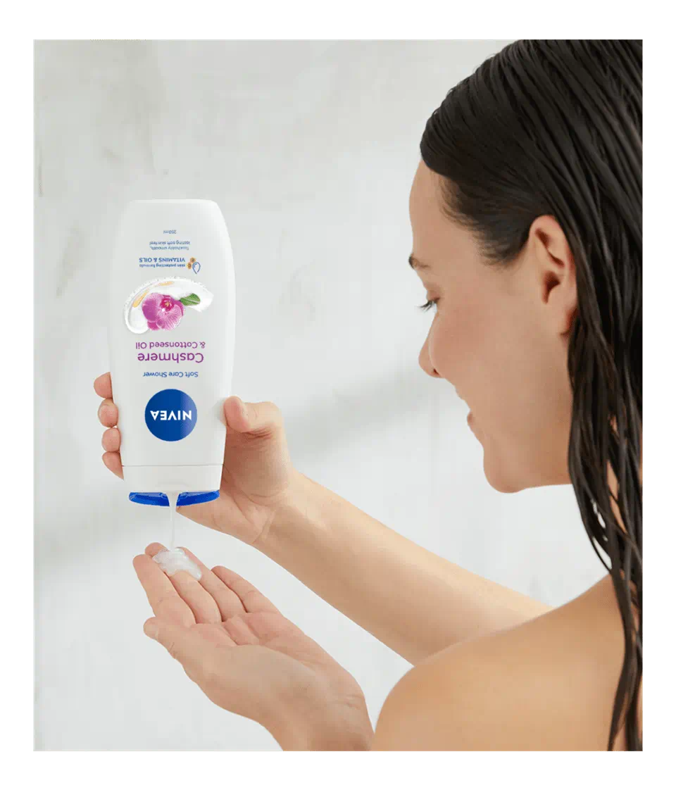NIVEA CASHMERE & COTTON SEED OIL SHOWER CREAM 250 ML - Image 3