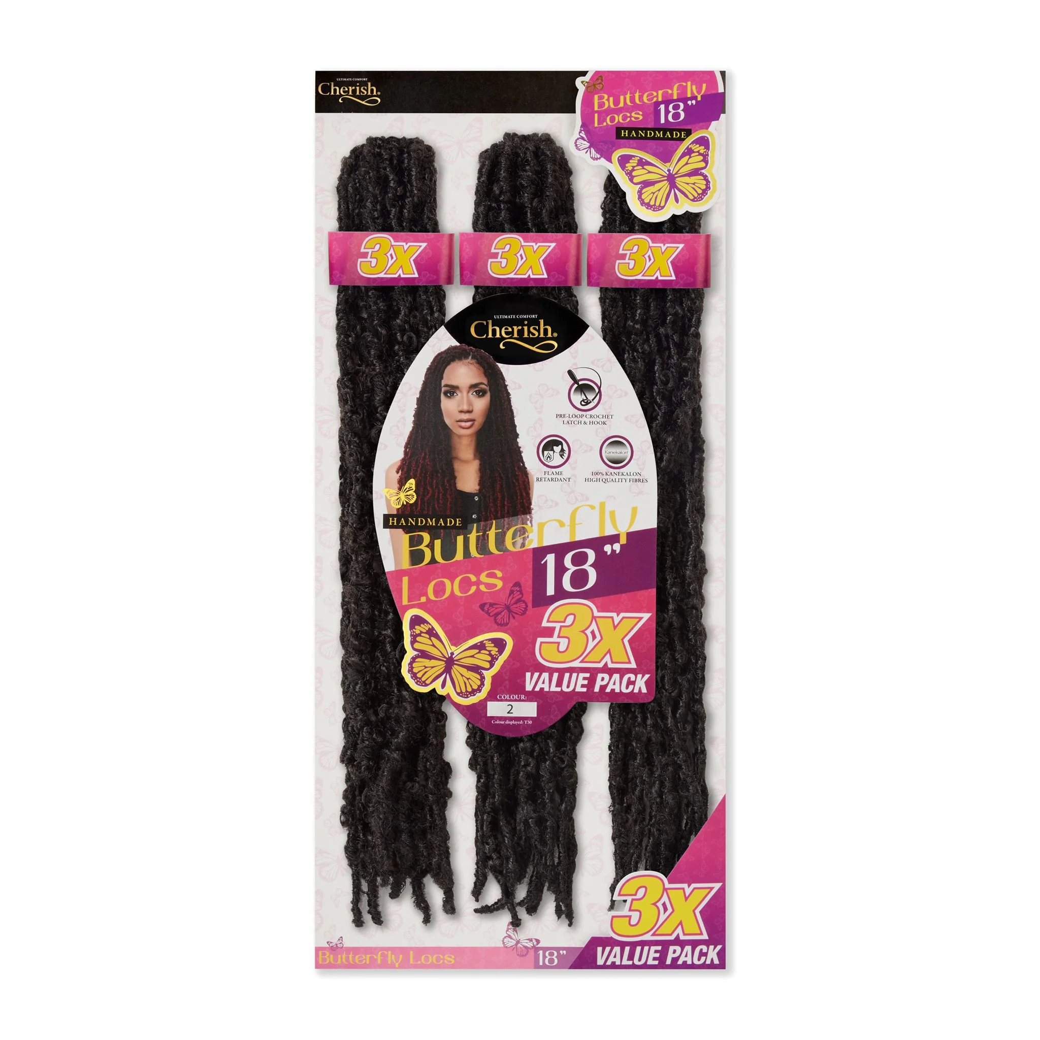 Cherish Ultimate Comfort Butterfly Locs 3X Pack 14" - Image 10