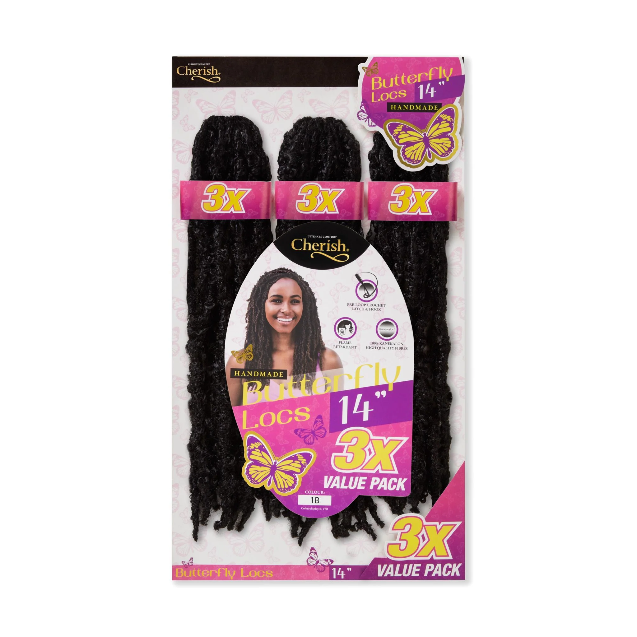 Cherish Ultimate Comfort Butterfly Locs 3X Pack 14" - Image 3