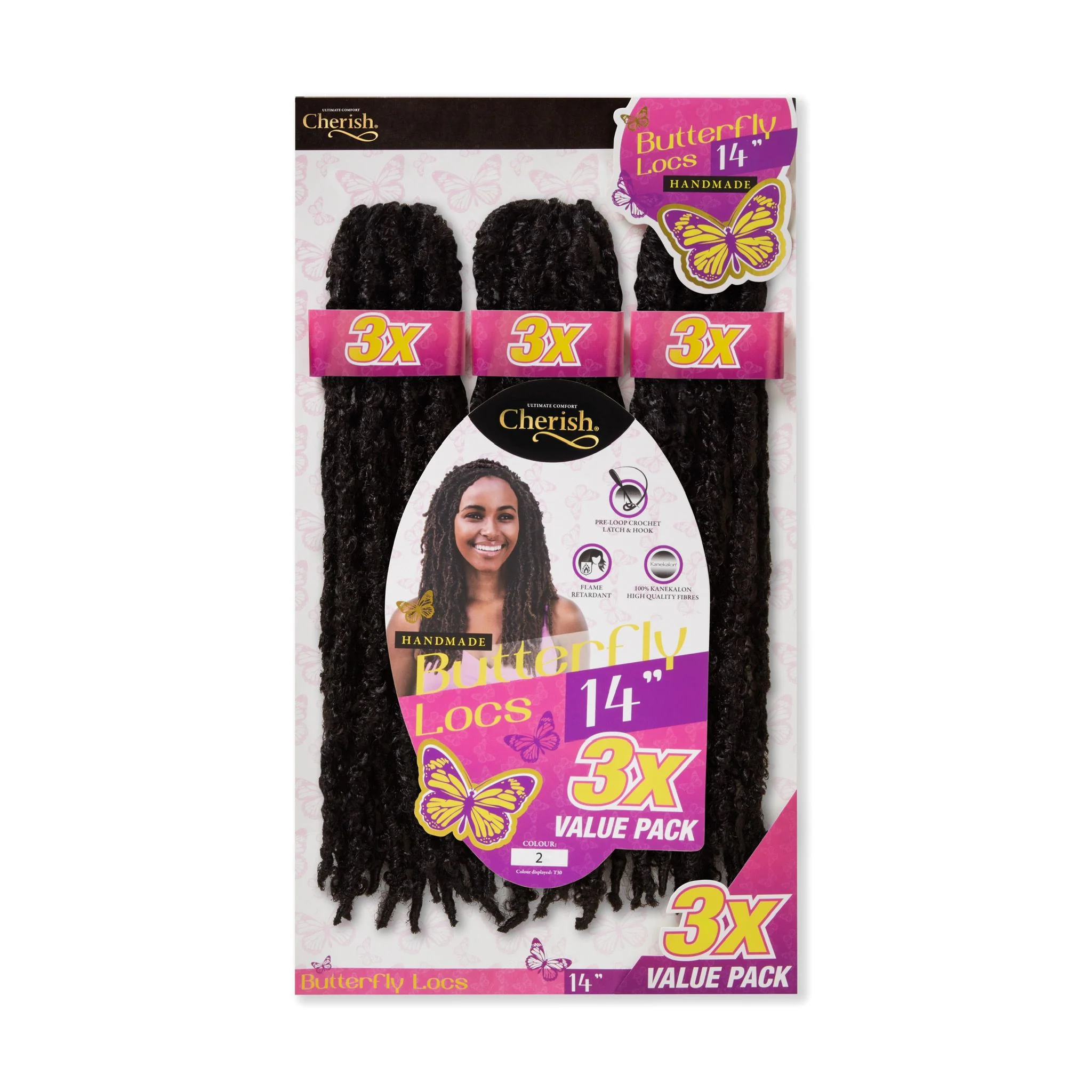 Cherish Ultimate Comfort Butterfly Locs 3X Pack 14" - Image 4