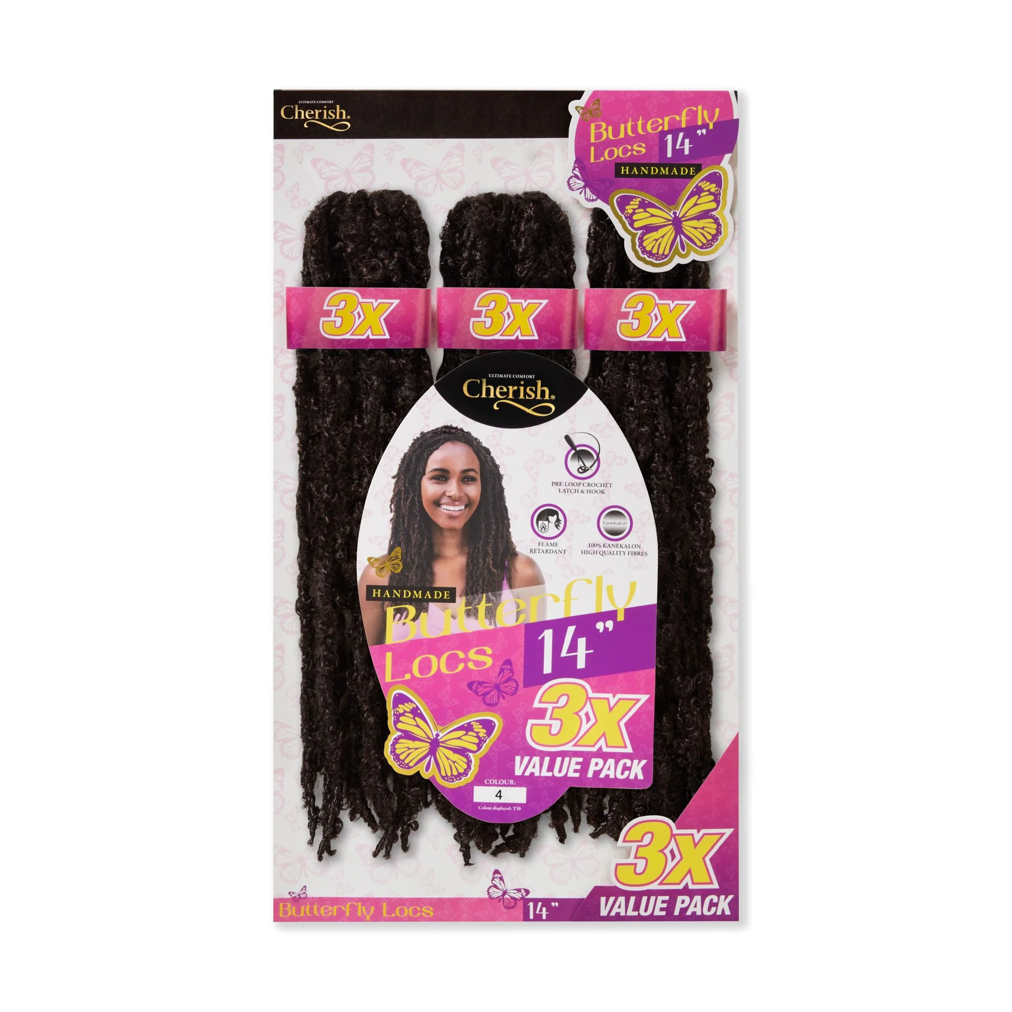 Cherish Ultimate Comfort Butterfly Locs 3X Pack 14" - Image 5