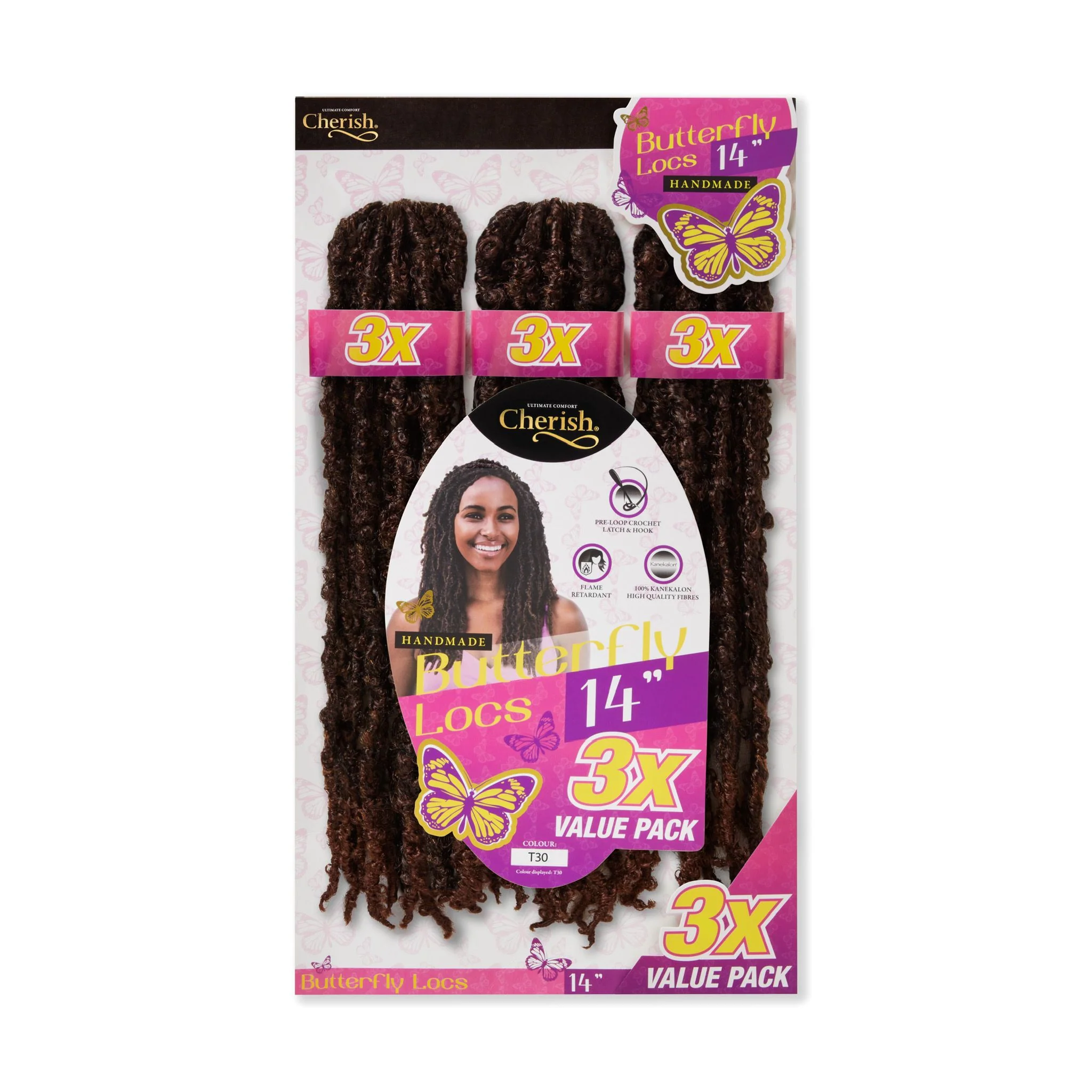 Cherish Ultimate Comfort Butterfly Locs 3X Pack 14" - Image 7