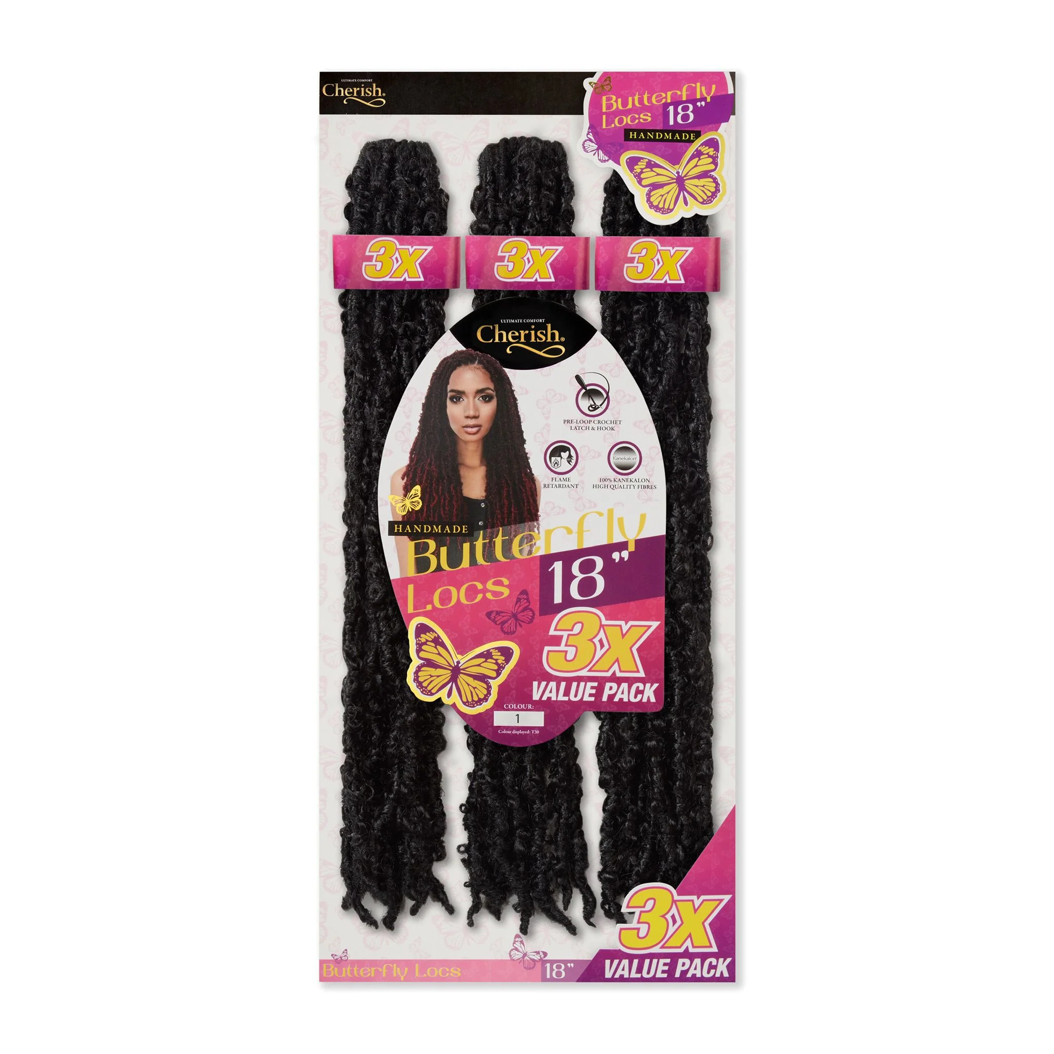 Cherish Ultimate Comfort Butterfly Locs 3X Pack 14" - Image 8