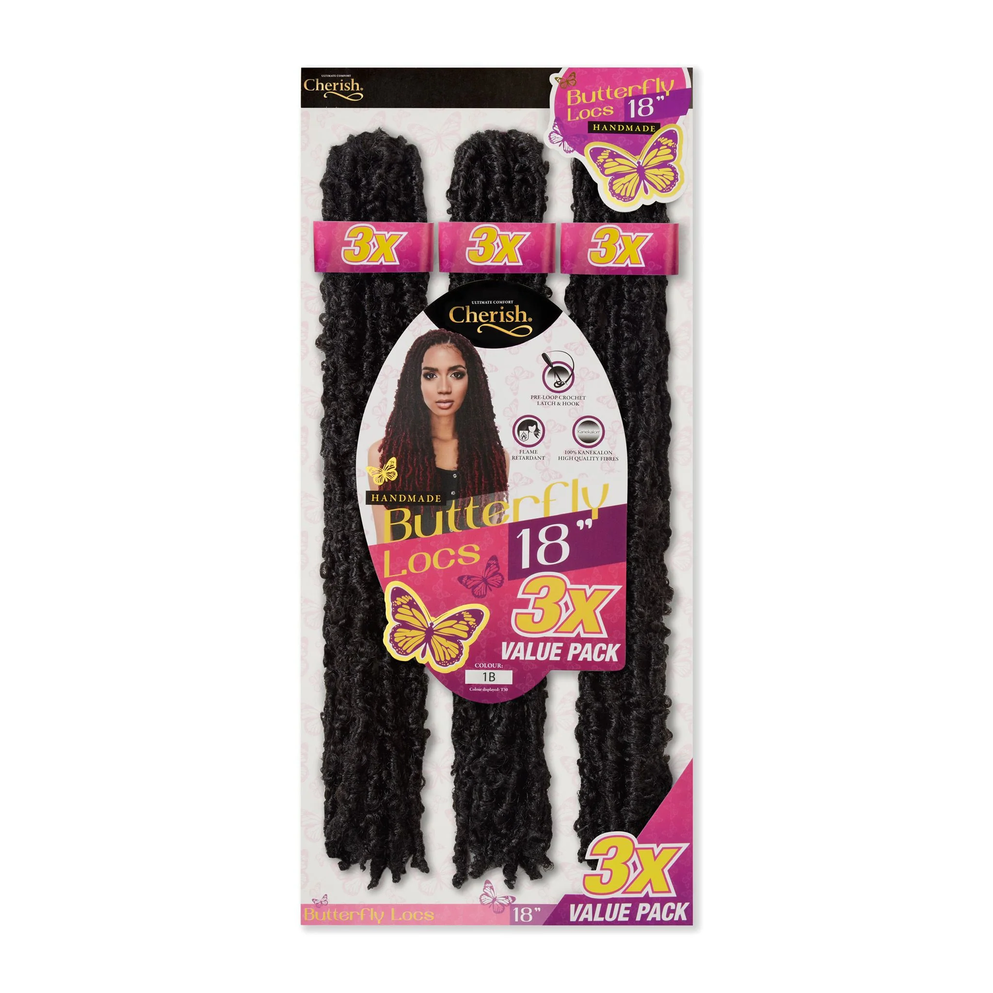 Cherish Ultimate Comfort Butterfly Locs 3X Pack 14" - Image 9