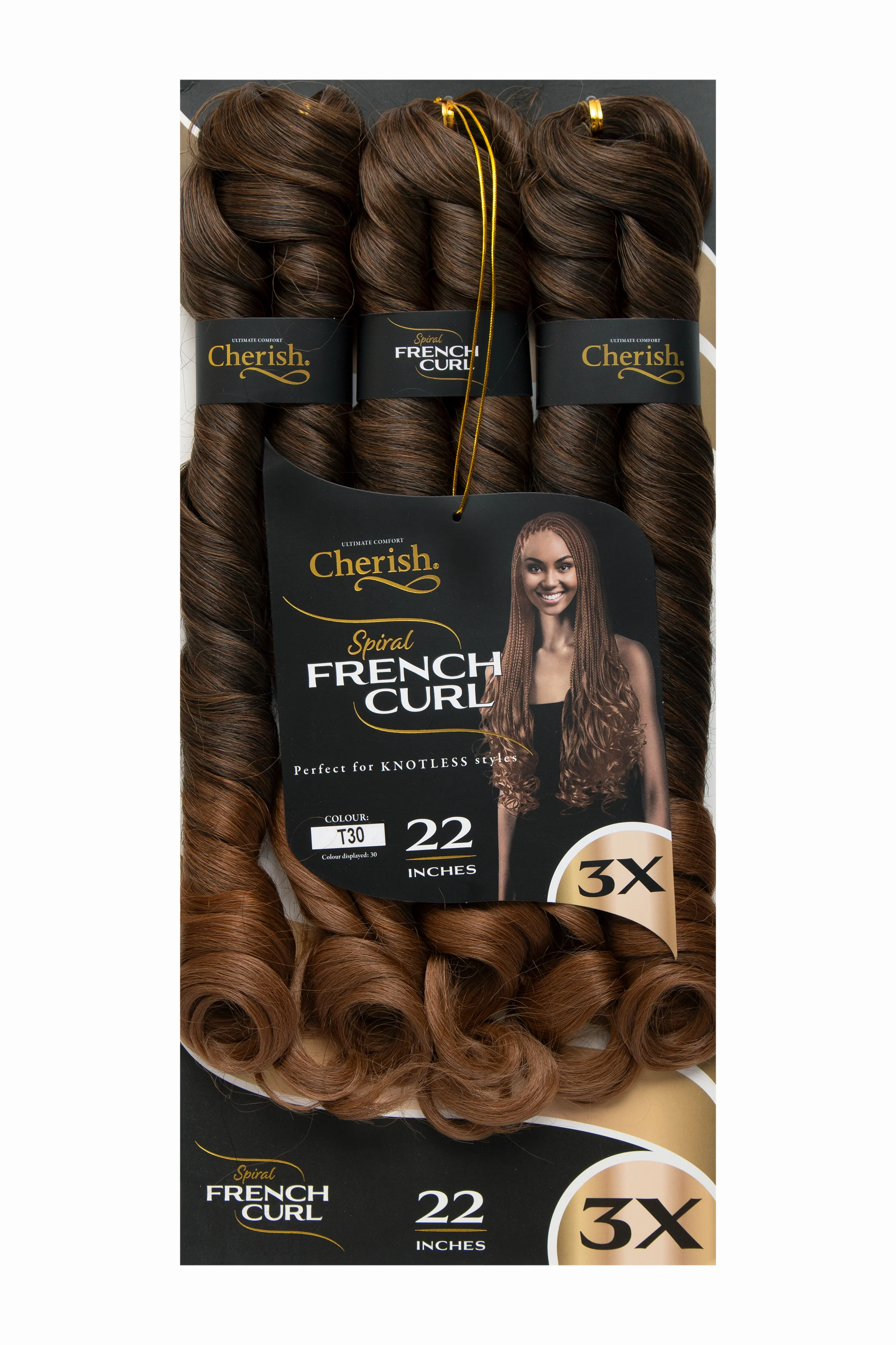 Cherish Ultimate Comfort 3X Spiral French Curl - Image 11