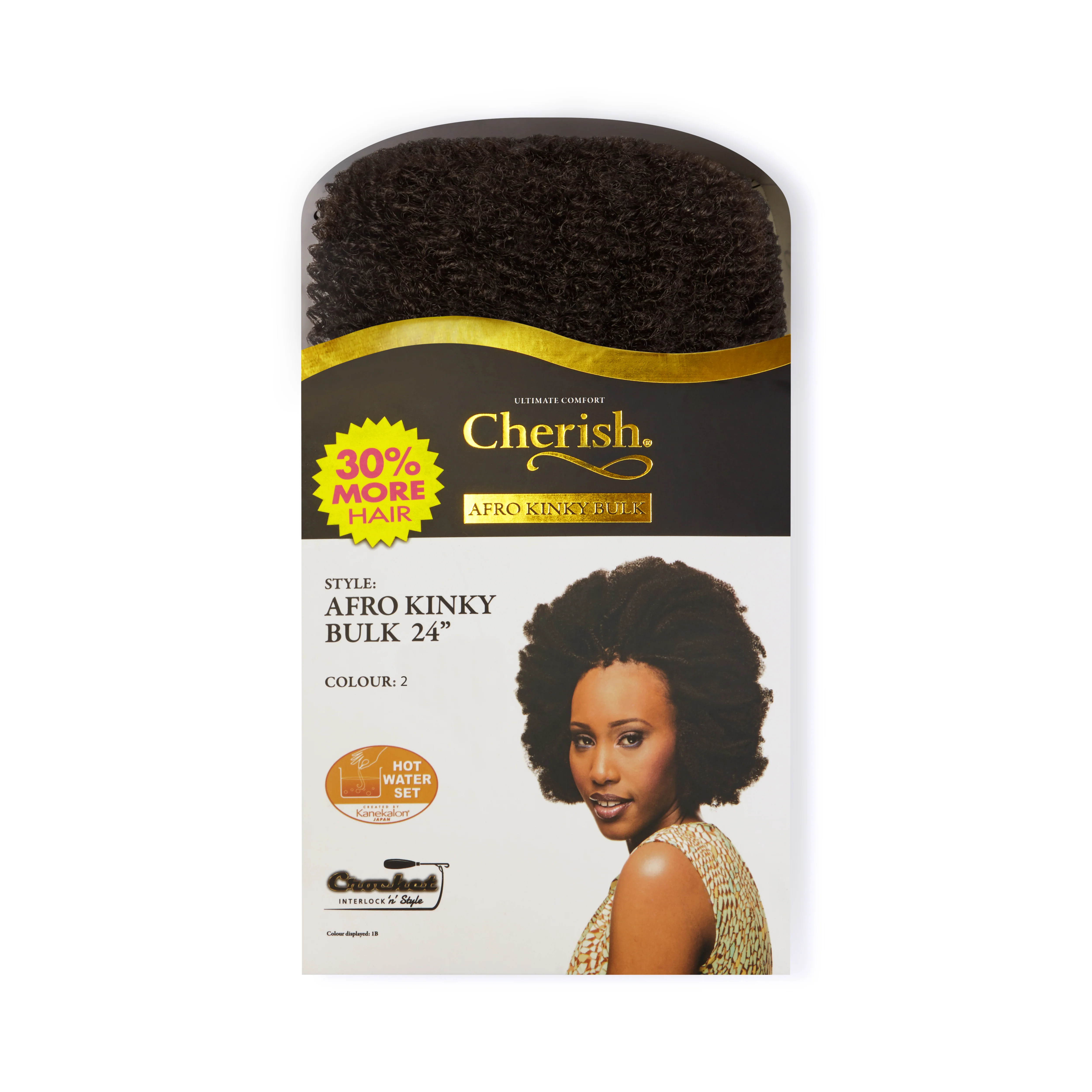 Cherish Ultimate Comfort Afro Kinky Bulk Hair - Image 4
