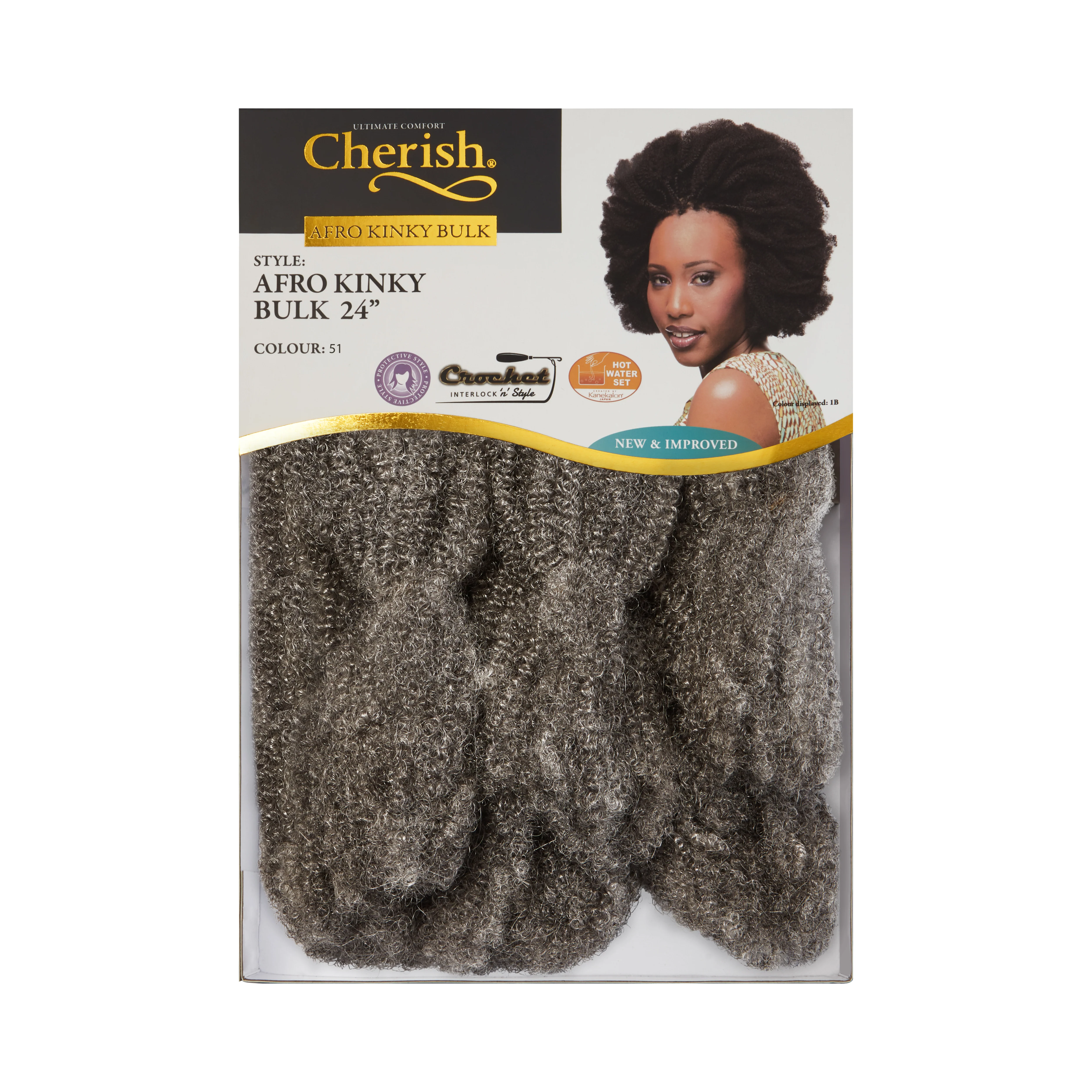 Cherish Ultimate Comfort Afro Kinky Bulk Hair - Image 9