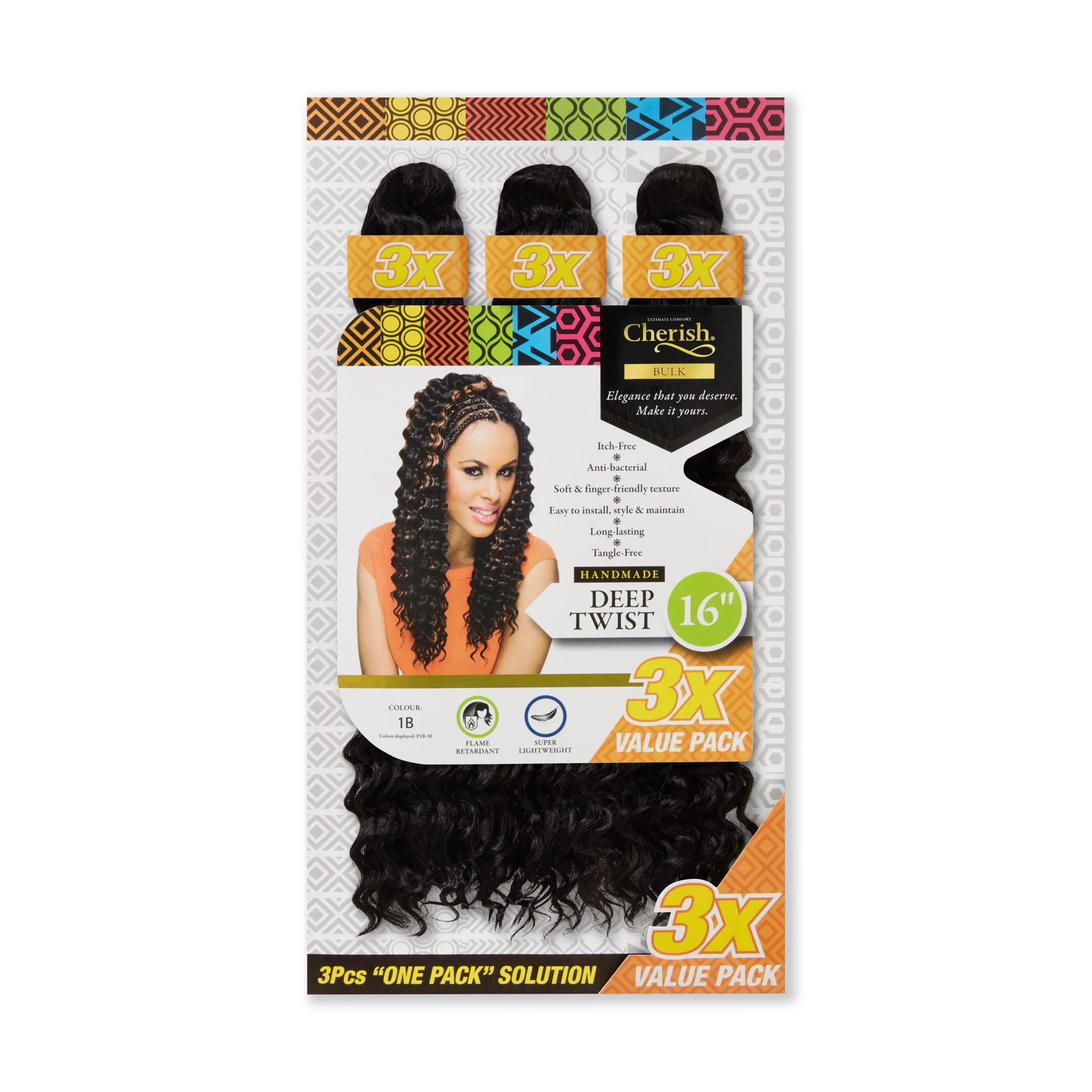 Cherish Ultimate Comfort Deep Twist Bulk 3X Pack 16" - Image 3