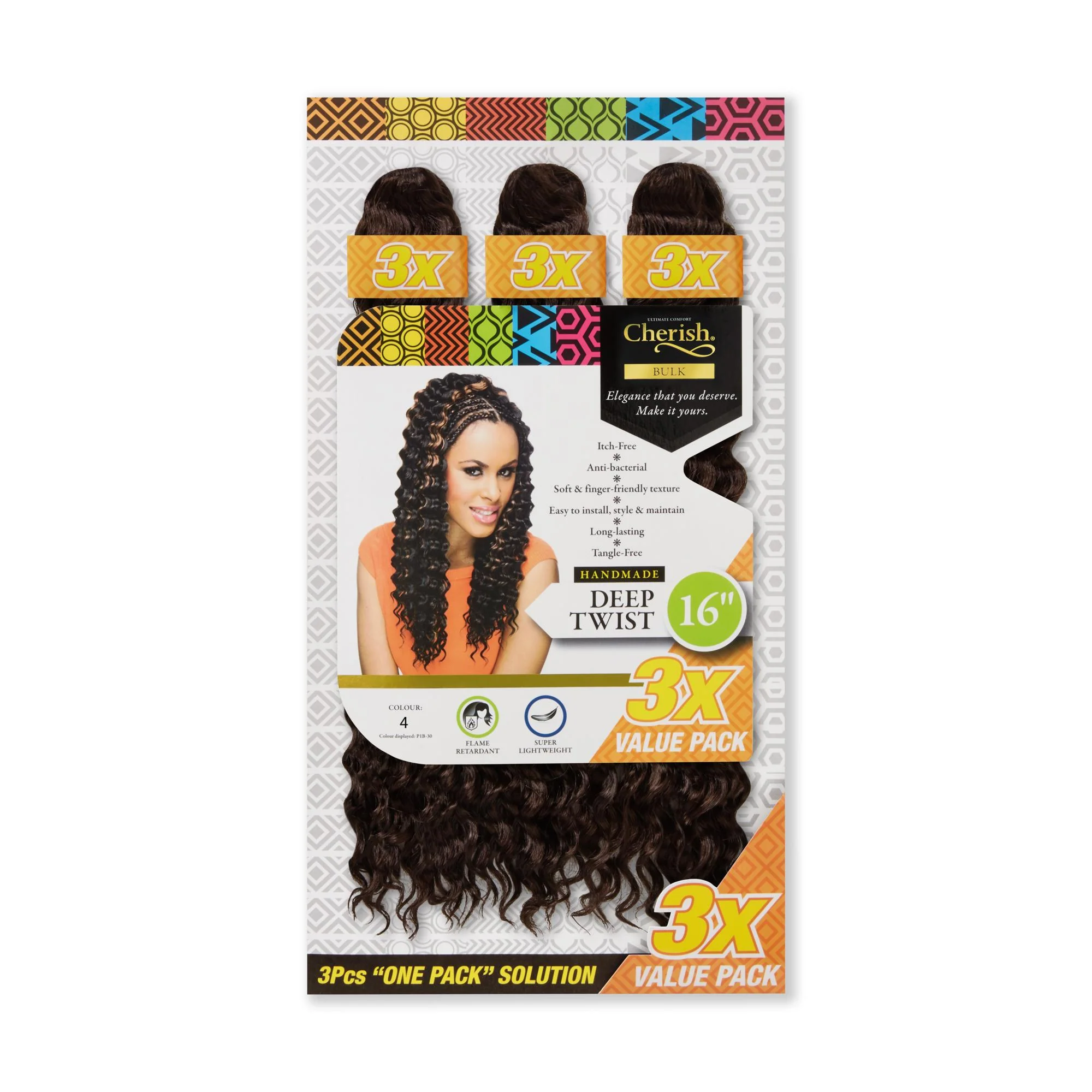 Cherish Ultimate Comfort Deep Twist Bulk 3X Pack 16" - Image 5