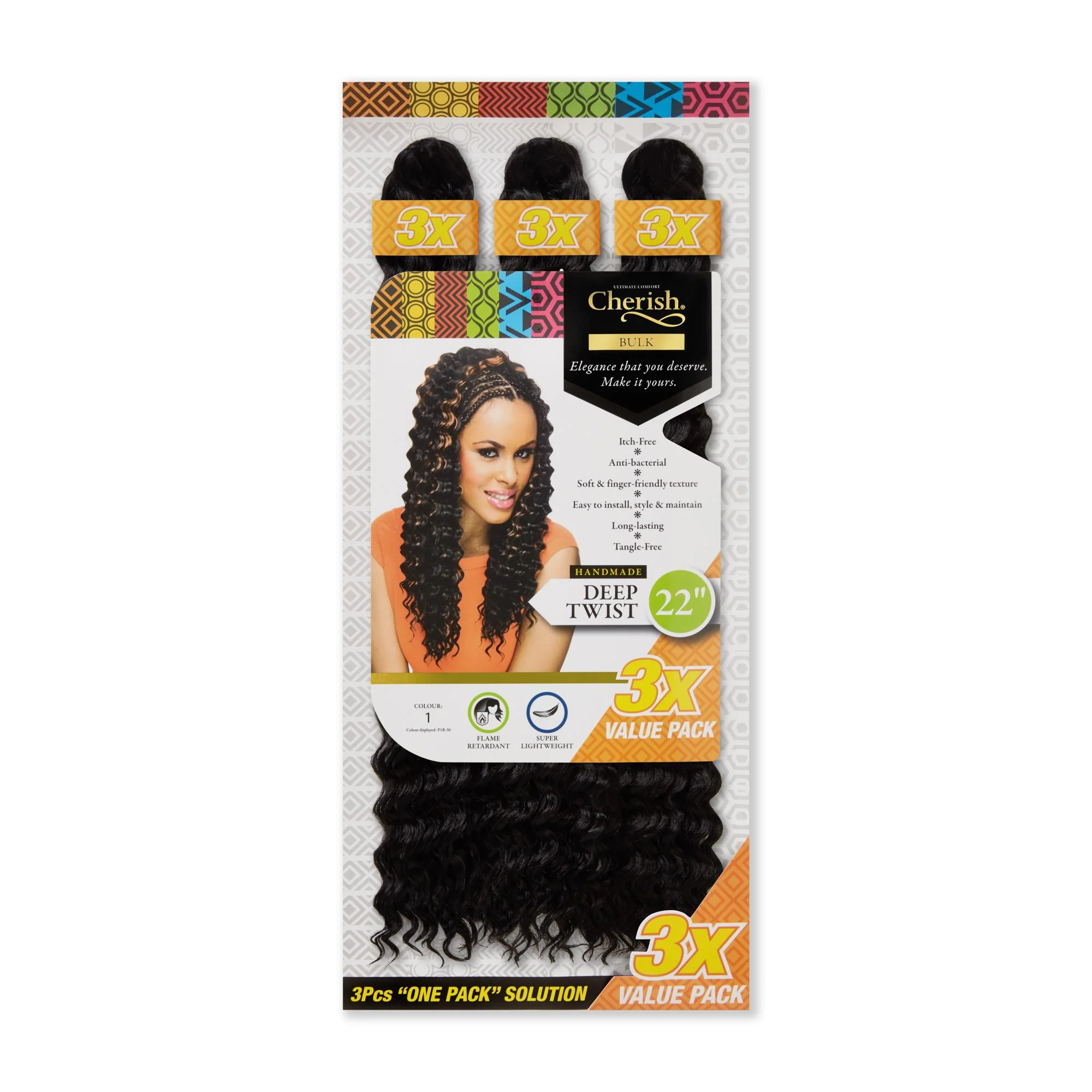 Cherish Ultimate Comfort Deep Twist Bulk 3X Pack 16" - Image 6