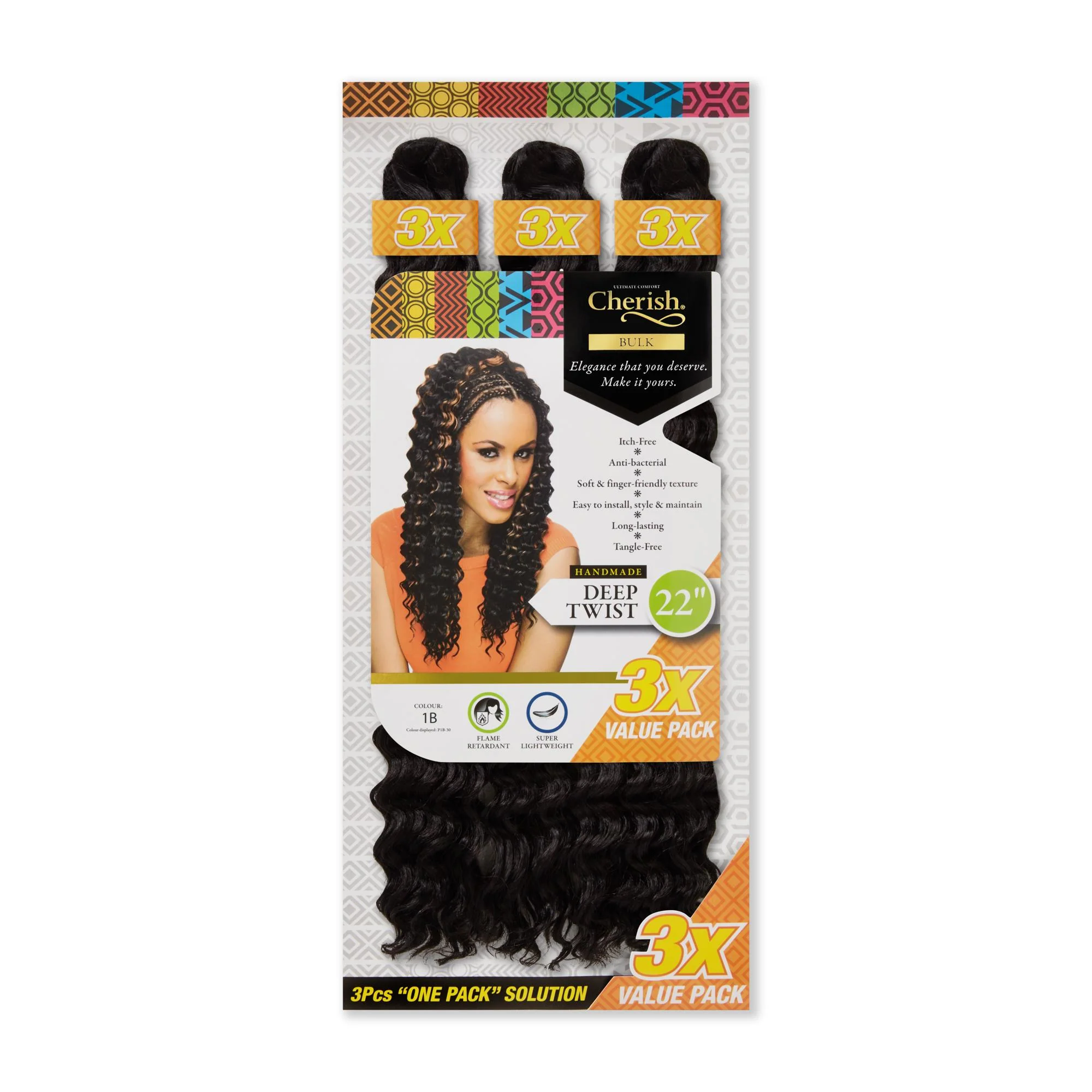 Cherish Ultimate Comfort Deep Twist Bulk 3X Pack 16" - Image 7