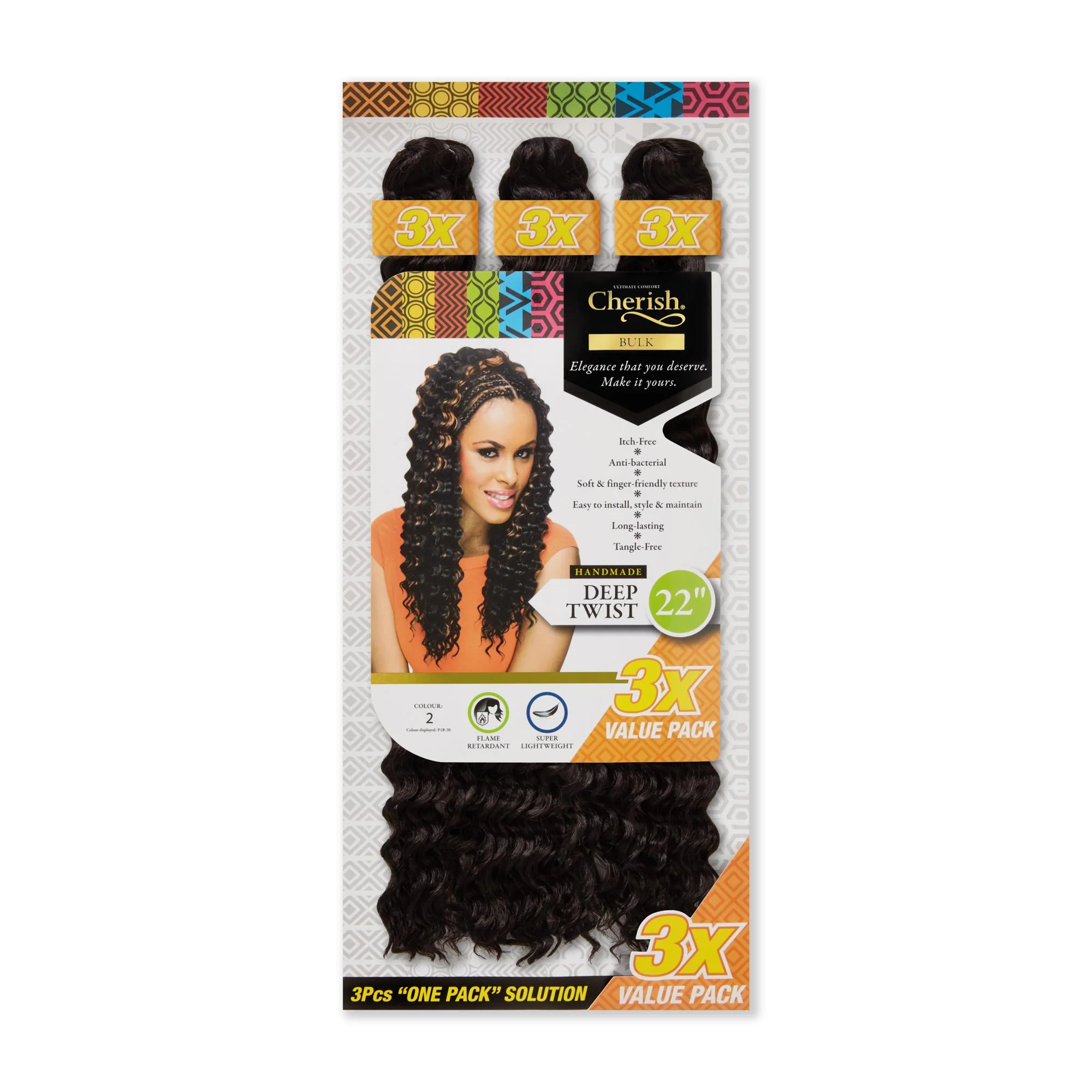 Cherish Ultimate Comfort Deep Twist Bulk 3X Pack 16" - Image 8