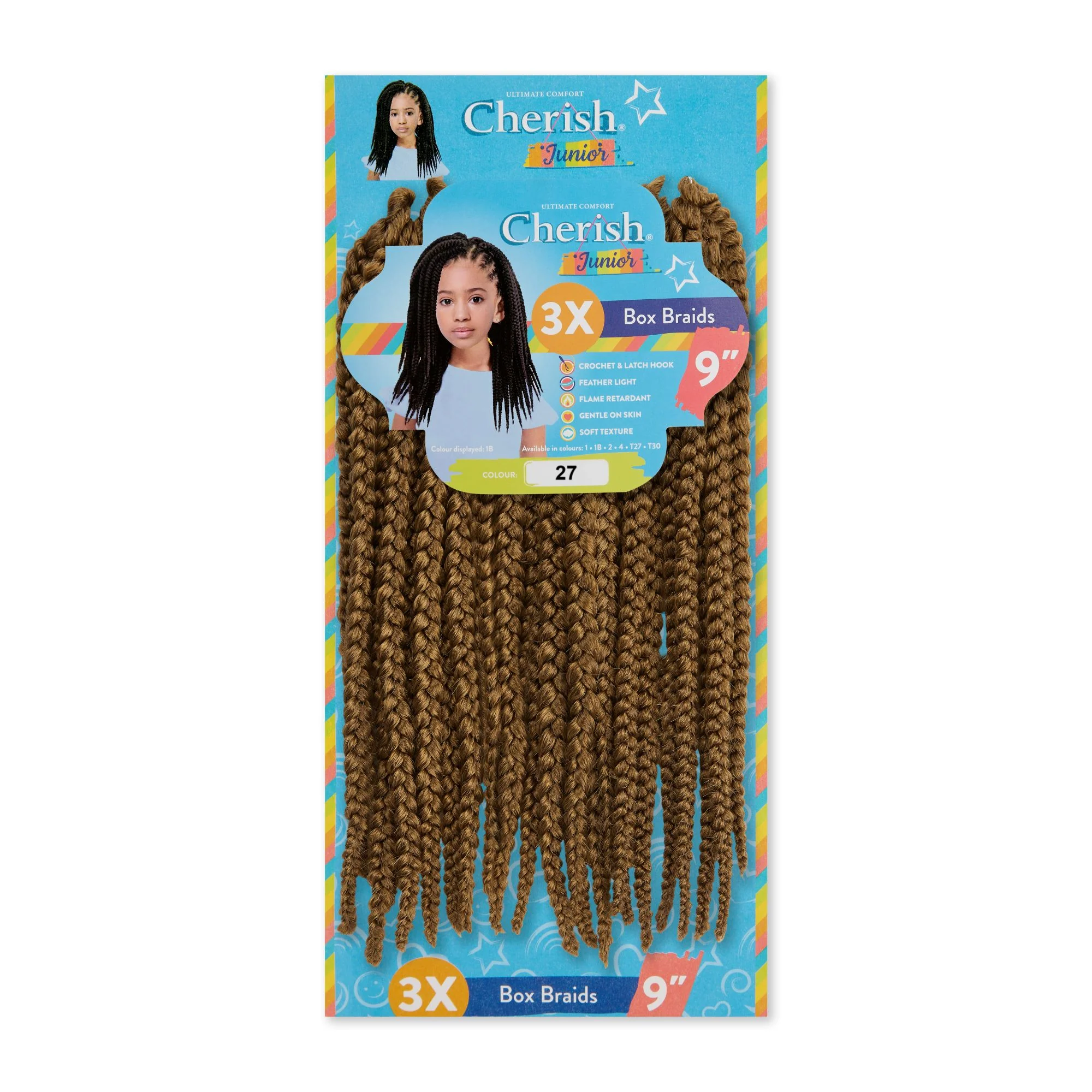 Cherish Junior Kids 3x Box Braid 9" - Image 13