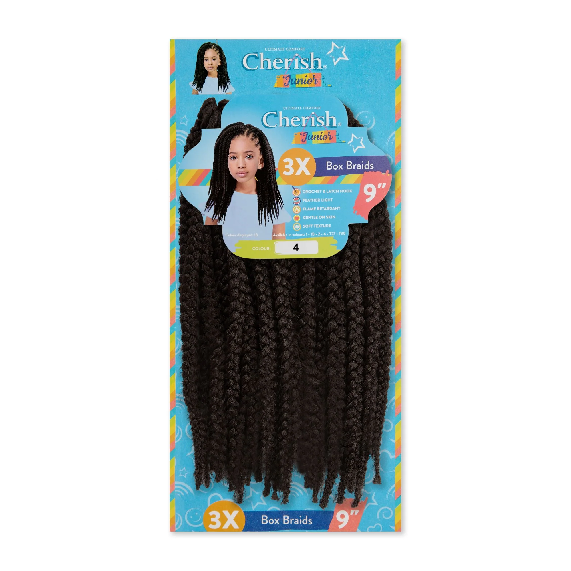 Cherish Junior Kids 3x Box Braid 9" - Image 6