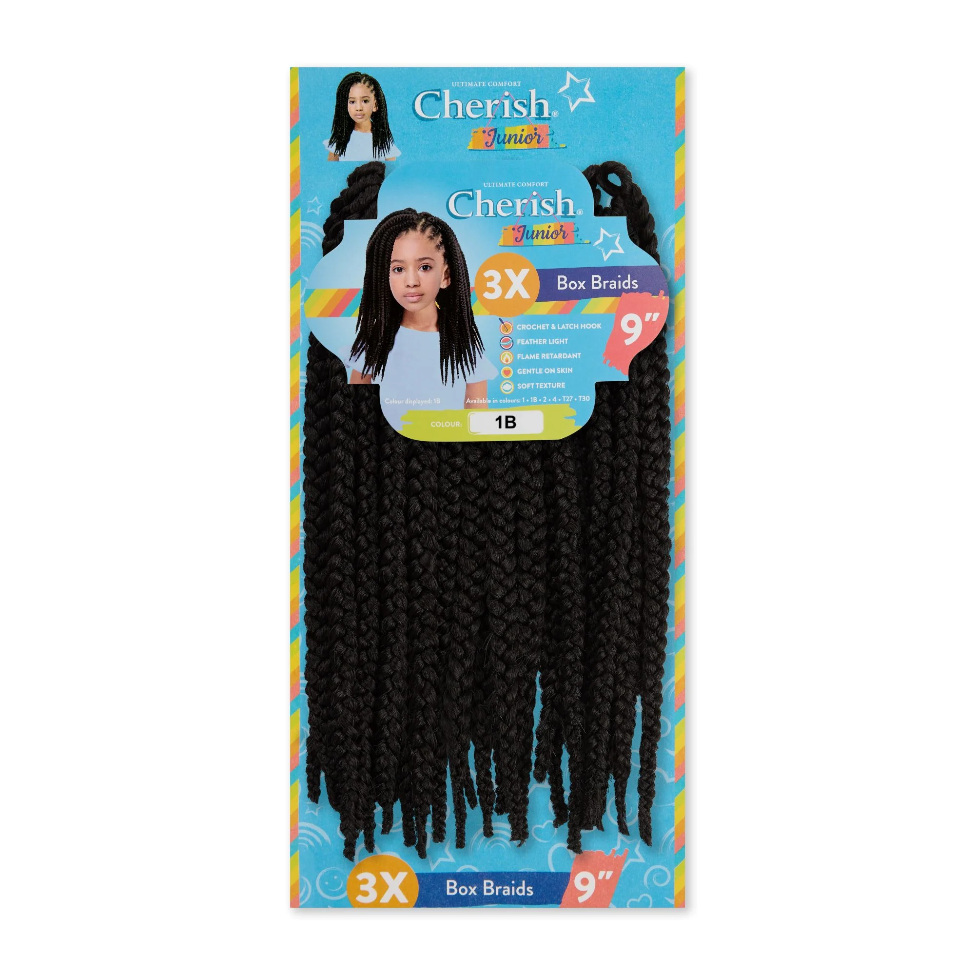 Cherish Junior Kids 3x Box Braid 9" - Image 7