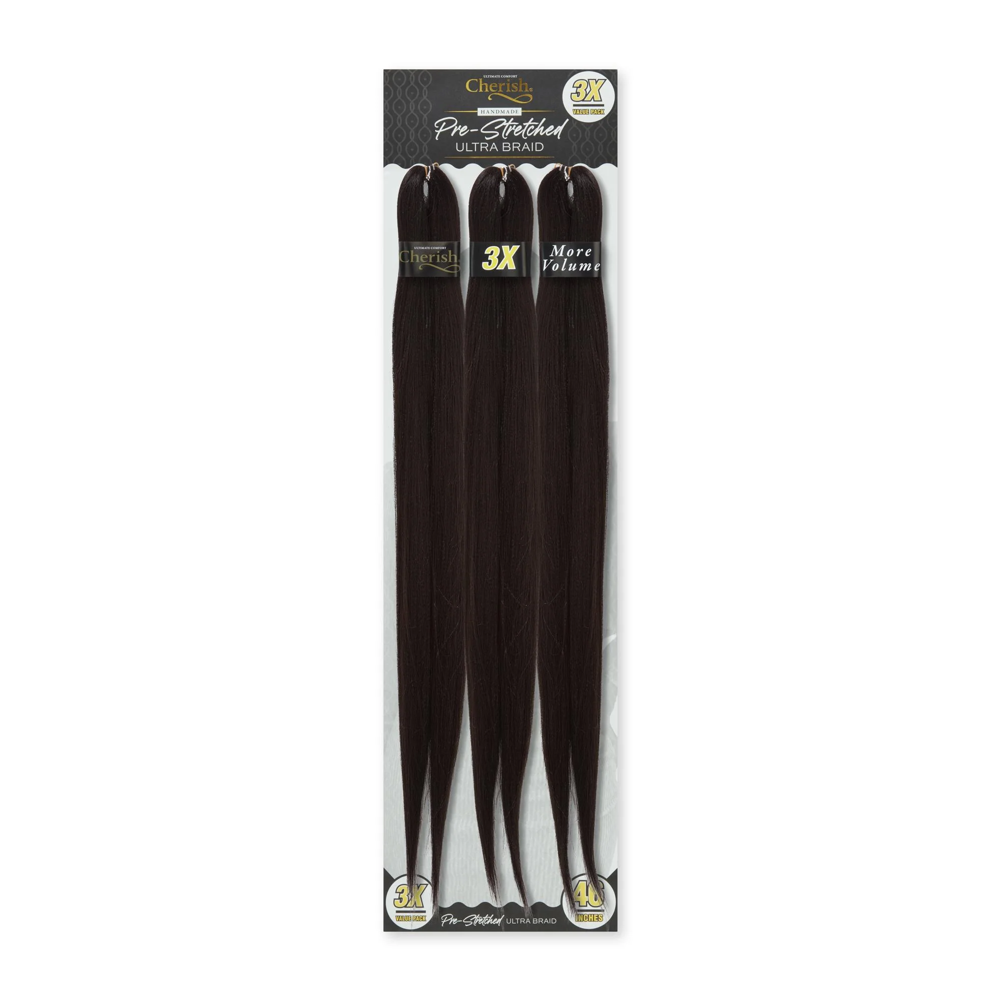 Cherish Ultimate Comfort Pre-Stretched Ultra Braid Hair 3X pack 46" - Image 4
