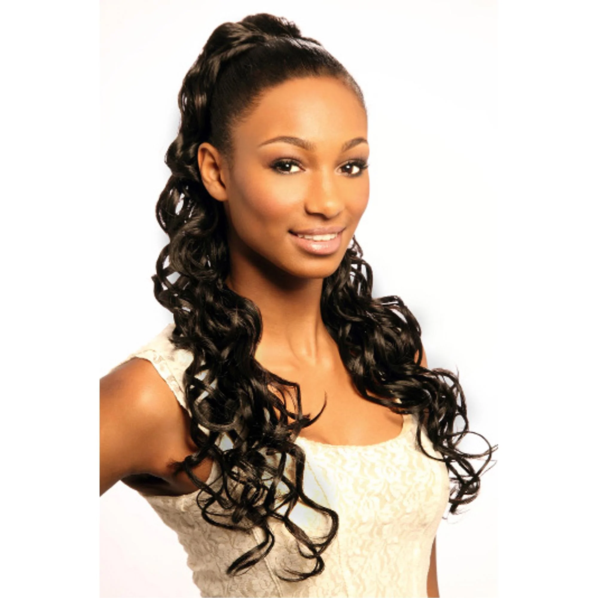 Cherish Ultimate Comfort Drawstring Ponytail Miami Girl