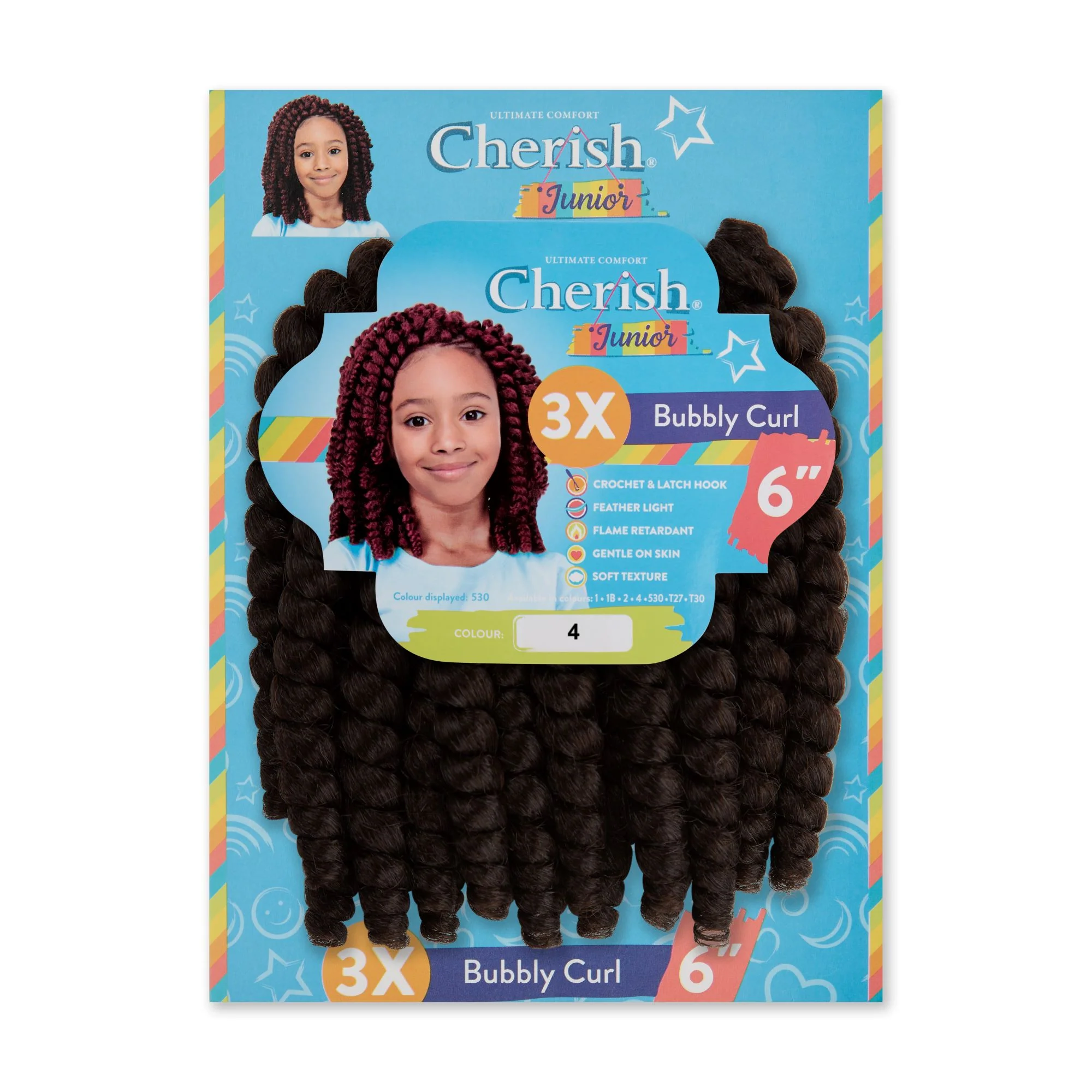 Cherish Ultimate Comfort Junior 3x 6"Bubbly Curl - Image 4
