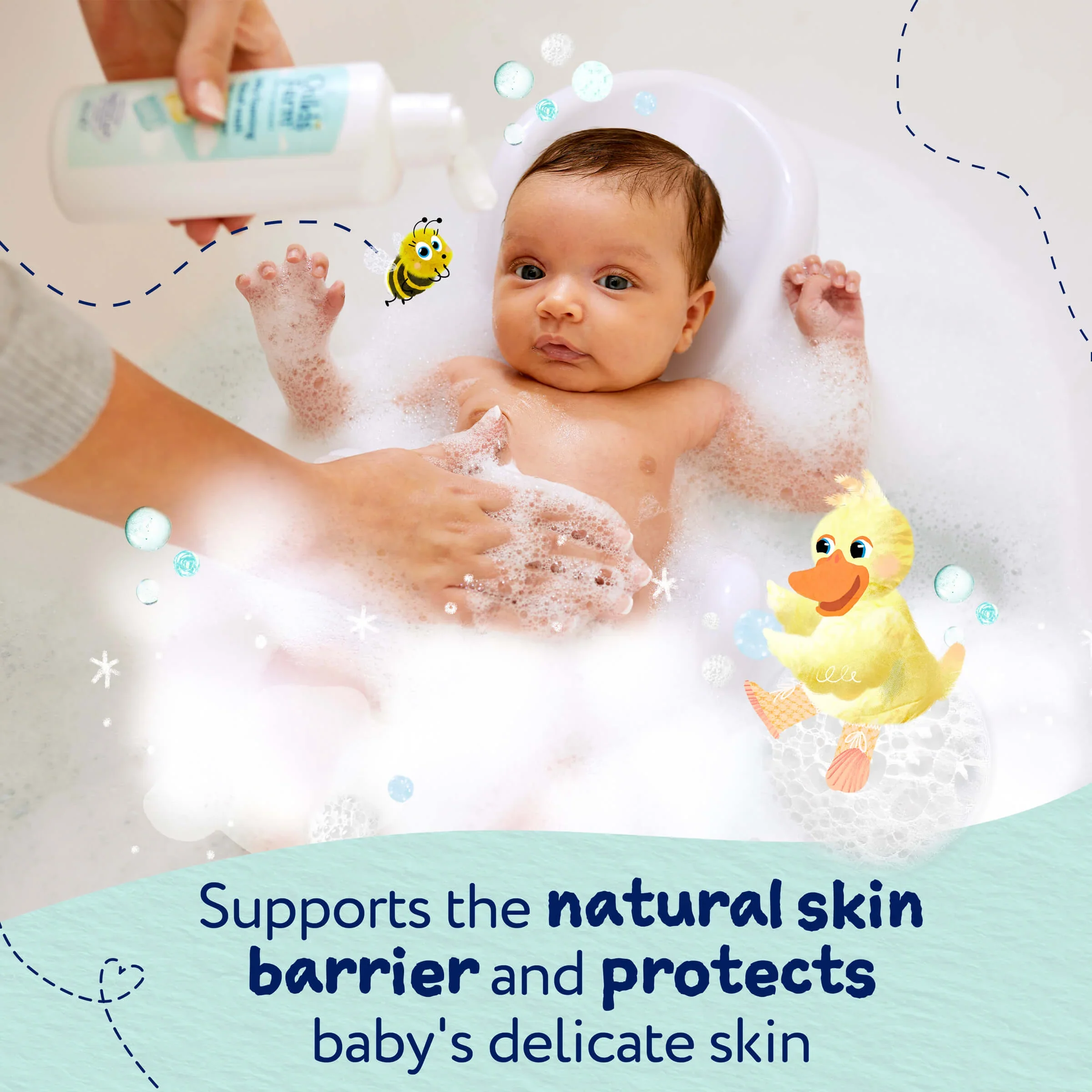 Childs Farm Sensitive Skin Experts Baby Foaming Cloud Wash Soft Scent 160ml - Image 3