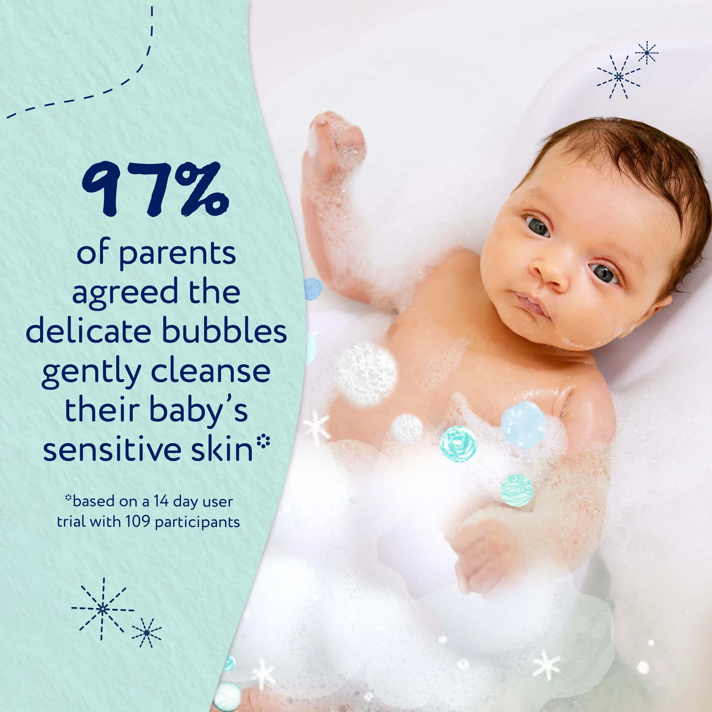 Childs Farm Sensitive Skin Experts Baby Foaming Cloud Wash Soft Scent 160ml - Image 8