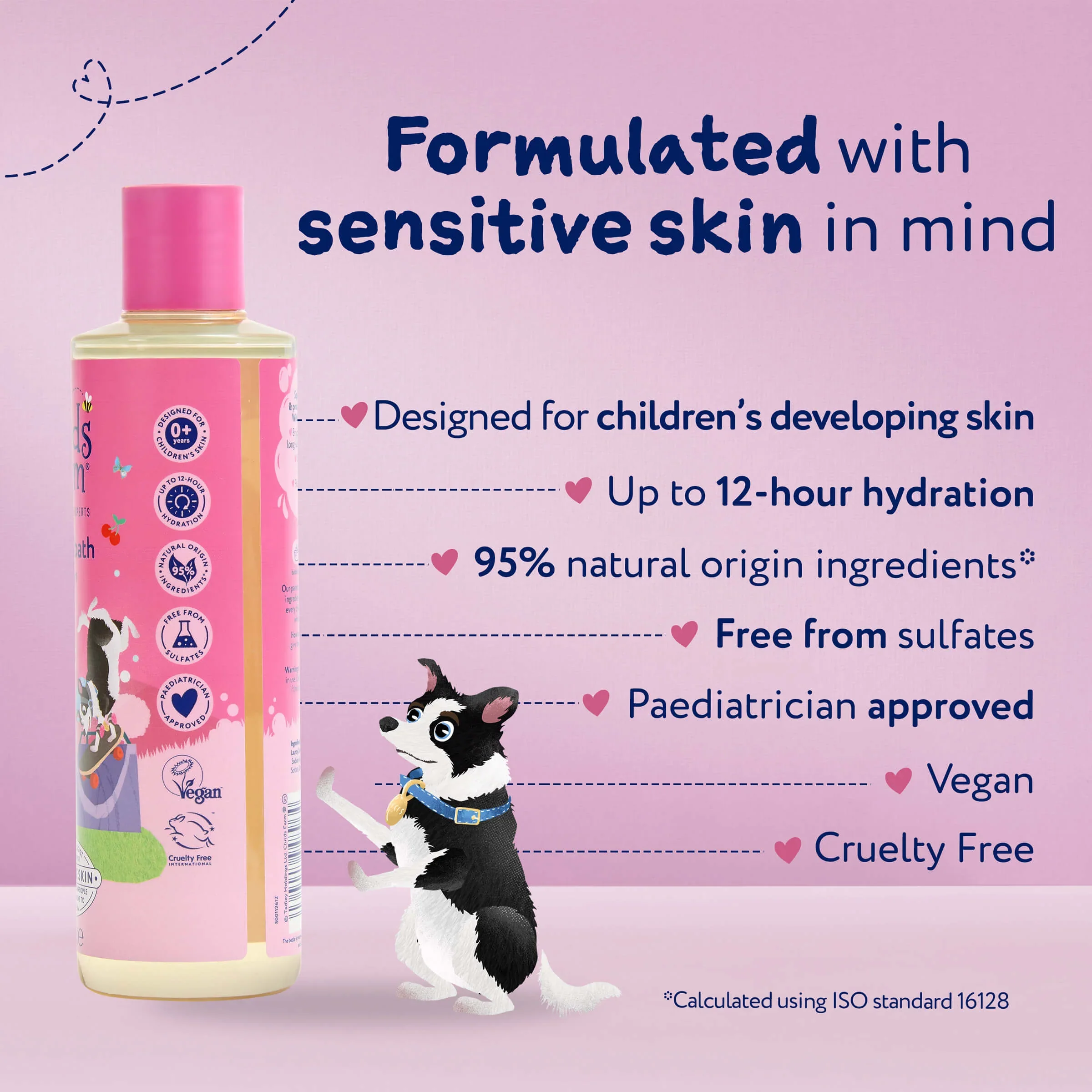 Childs Farm Sensitive Skin Experts Cherry Bubble Bath 250ml - Image 7