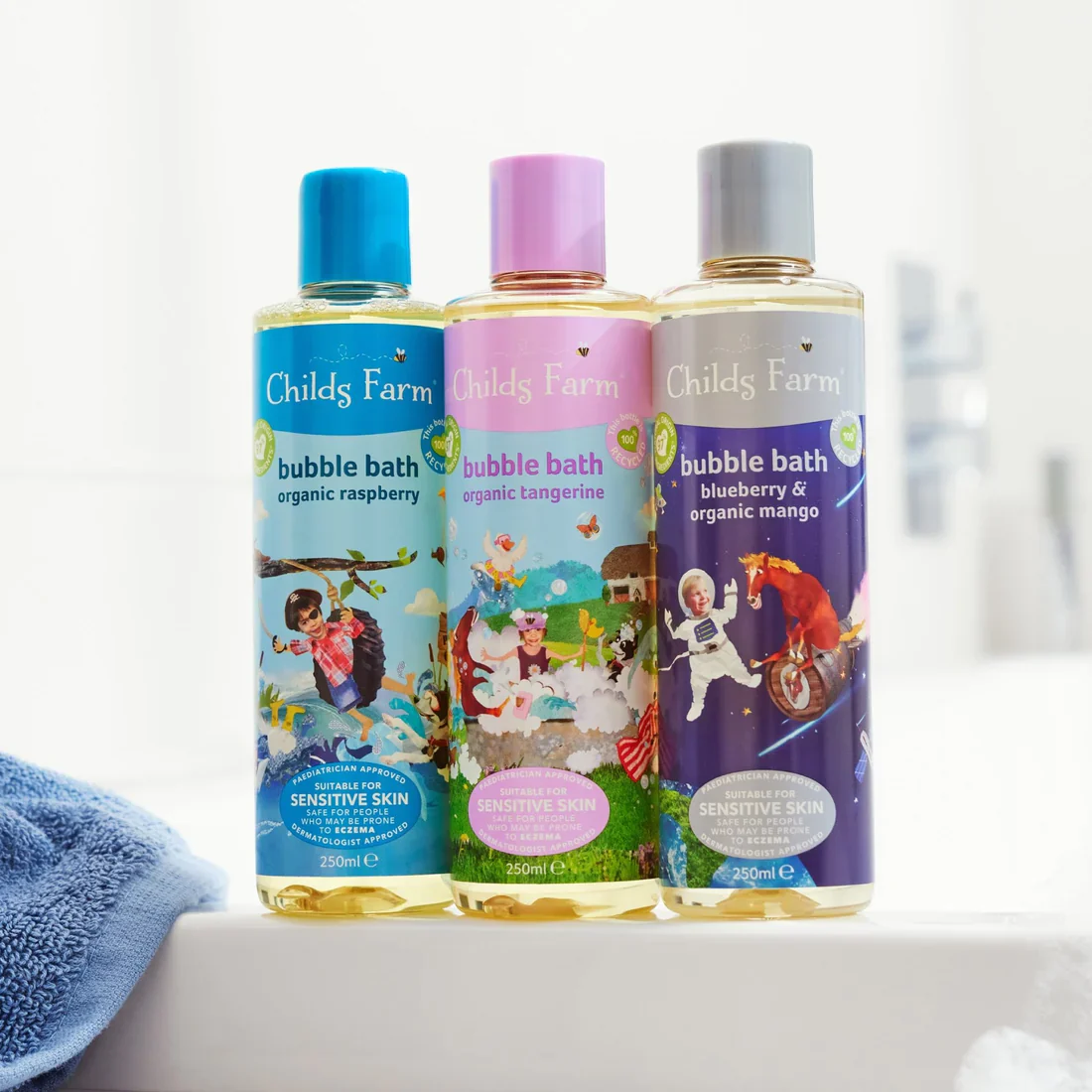 Childs Farm Sensitive Skin Experts Organic Tangerine Bubble Bath - Image 4