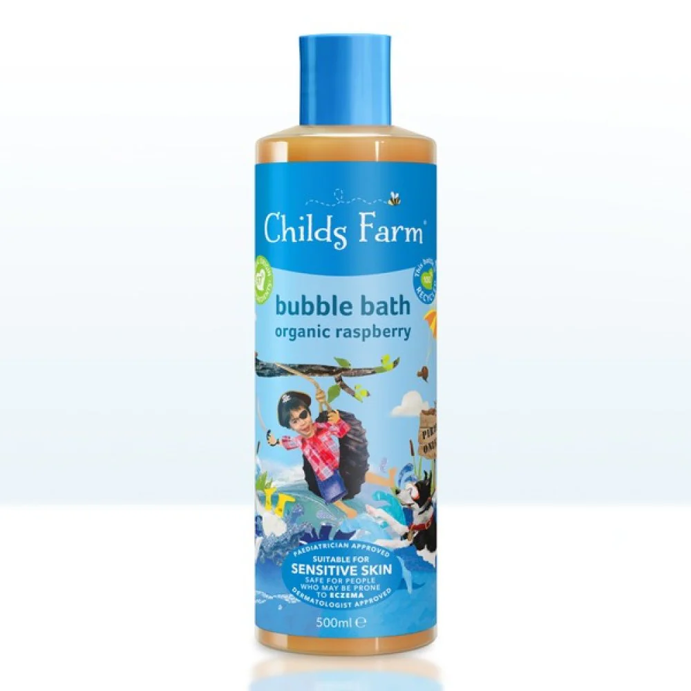 Childs Farm Sensitive Skin Experts Raspberry Bubble Bath - Image 7